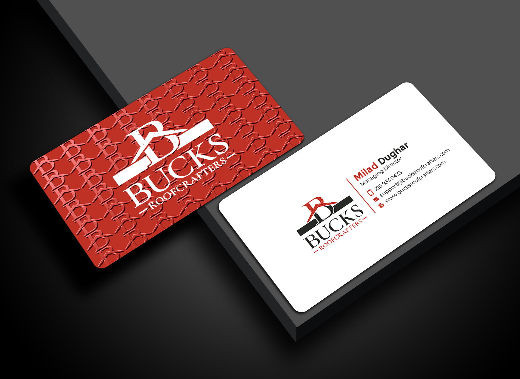 Business Card Design by Graphixpointt for woodsmith construction,llc | Design #35356465
