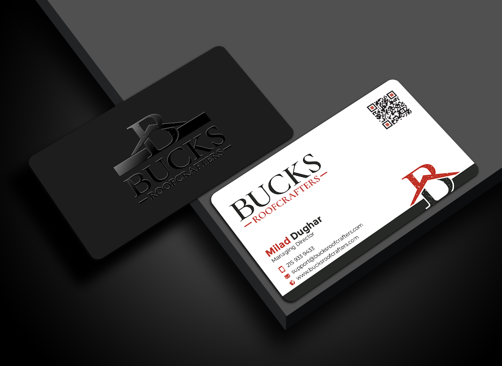Business Card Design by Graphixpointt for woodsmith construction,llc | Design #35356515