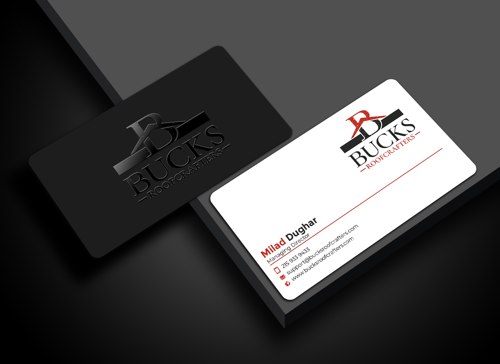 Business Card Design by Graphixpointt for woodsmith construction,llc | Design #35356516
