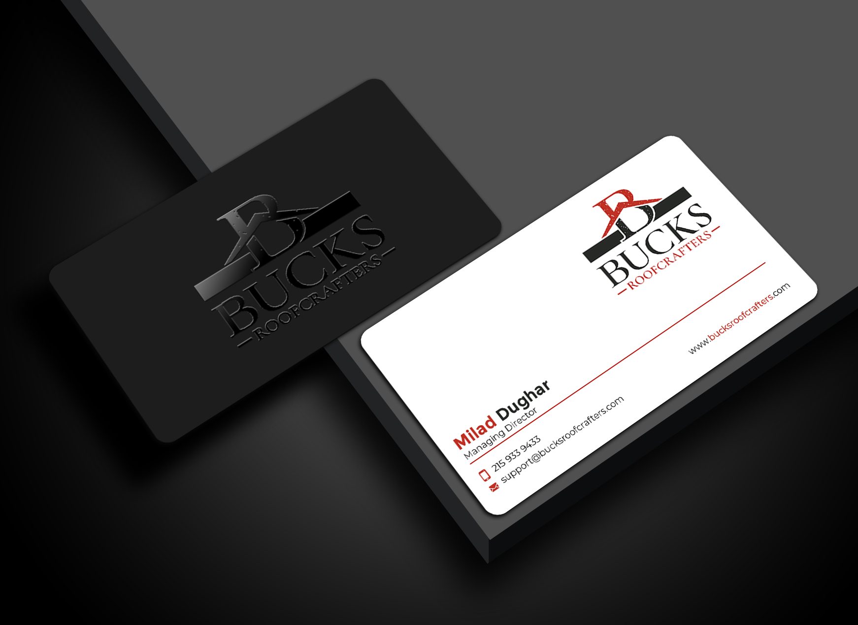 Business Card Design by Graphixpointt for woodsmith construction,llc | Design #35356517