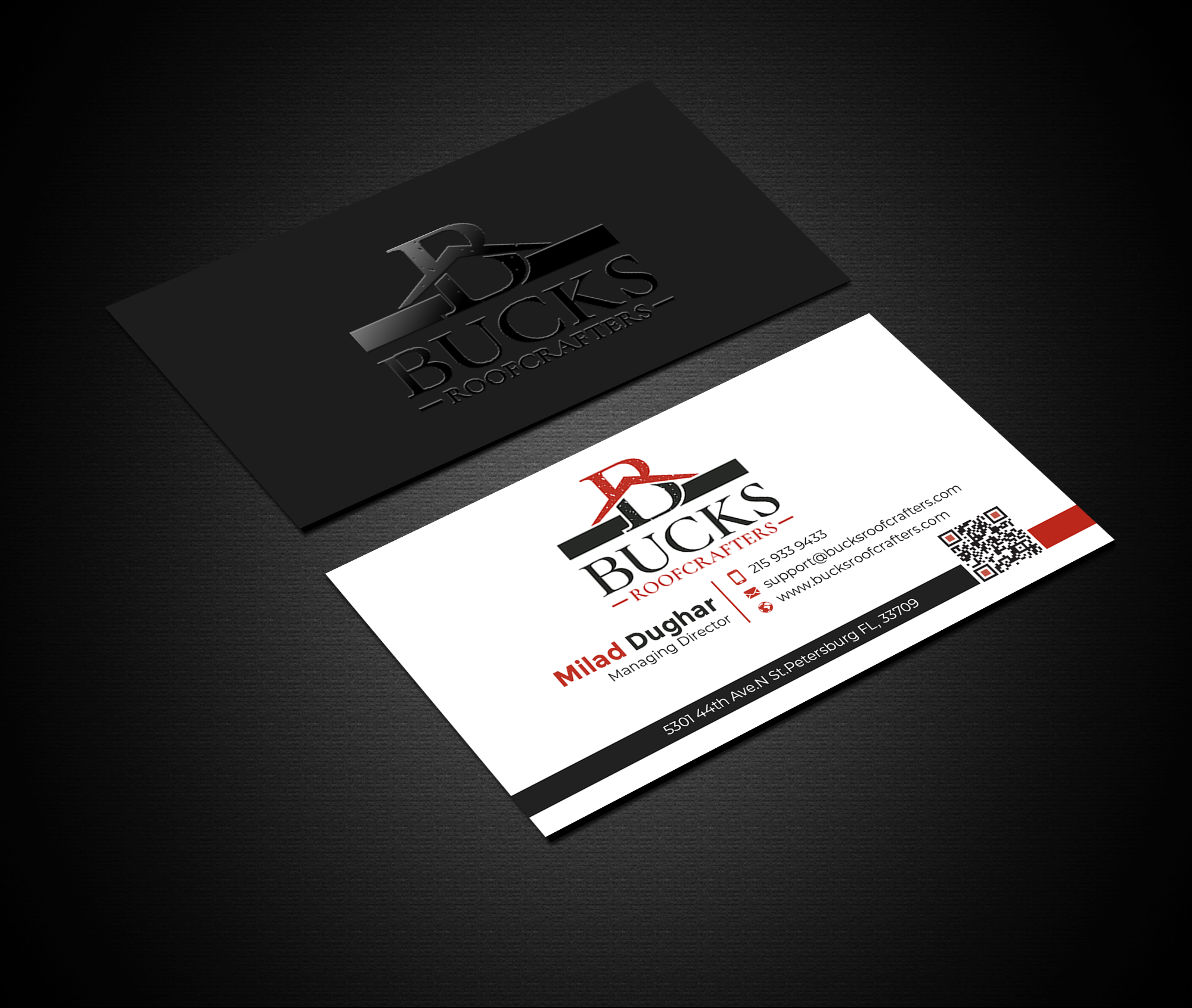 Design de Carte de Visite par Graphixpointt pour woodsmith construction,llc | Design #35356519