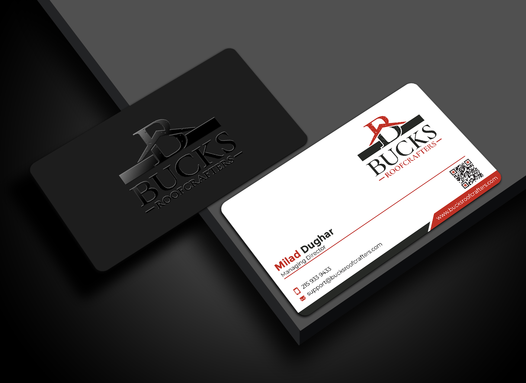 Business Card Design by Graphixpointt for woodsmith construction,llc | Design #35356527