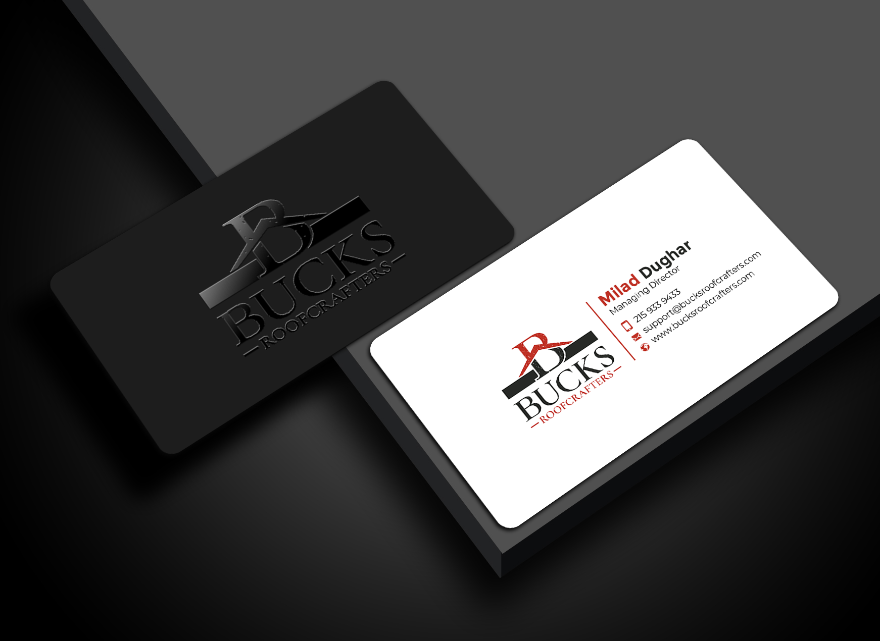 Business Card Design by Graphixpointt for woodsmith construction,llc | Design #35356533