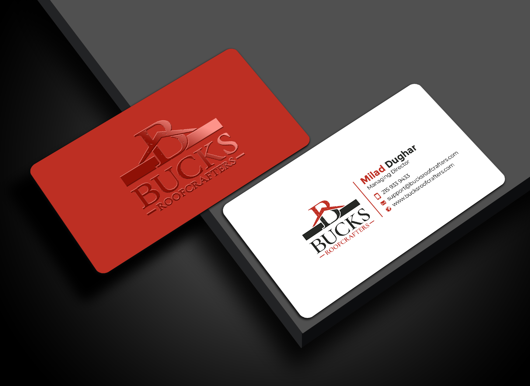 Business Card Design by Graphixpointt for woodsmith construction,llc | Design #35356653
