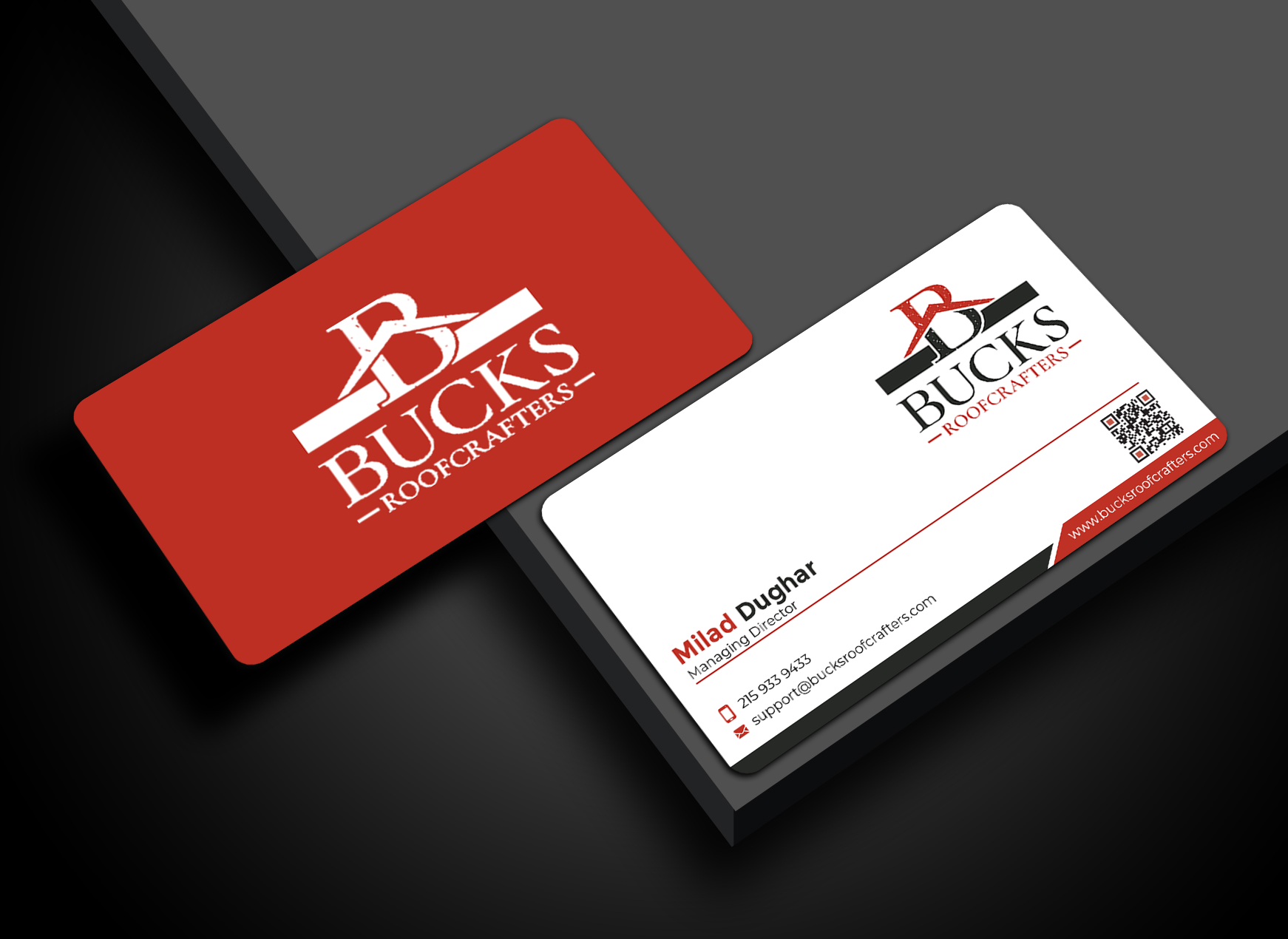 Business Card Design by Graphixpointt for woodsmith construction,llc | Design #35356664