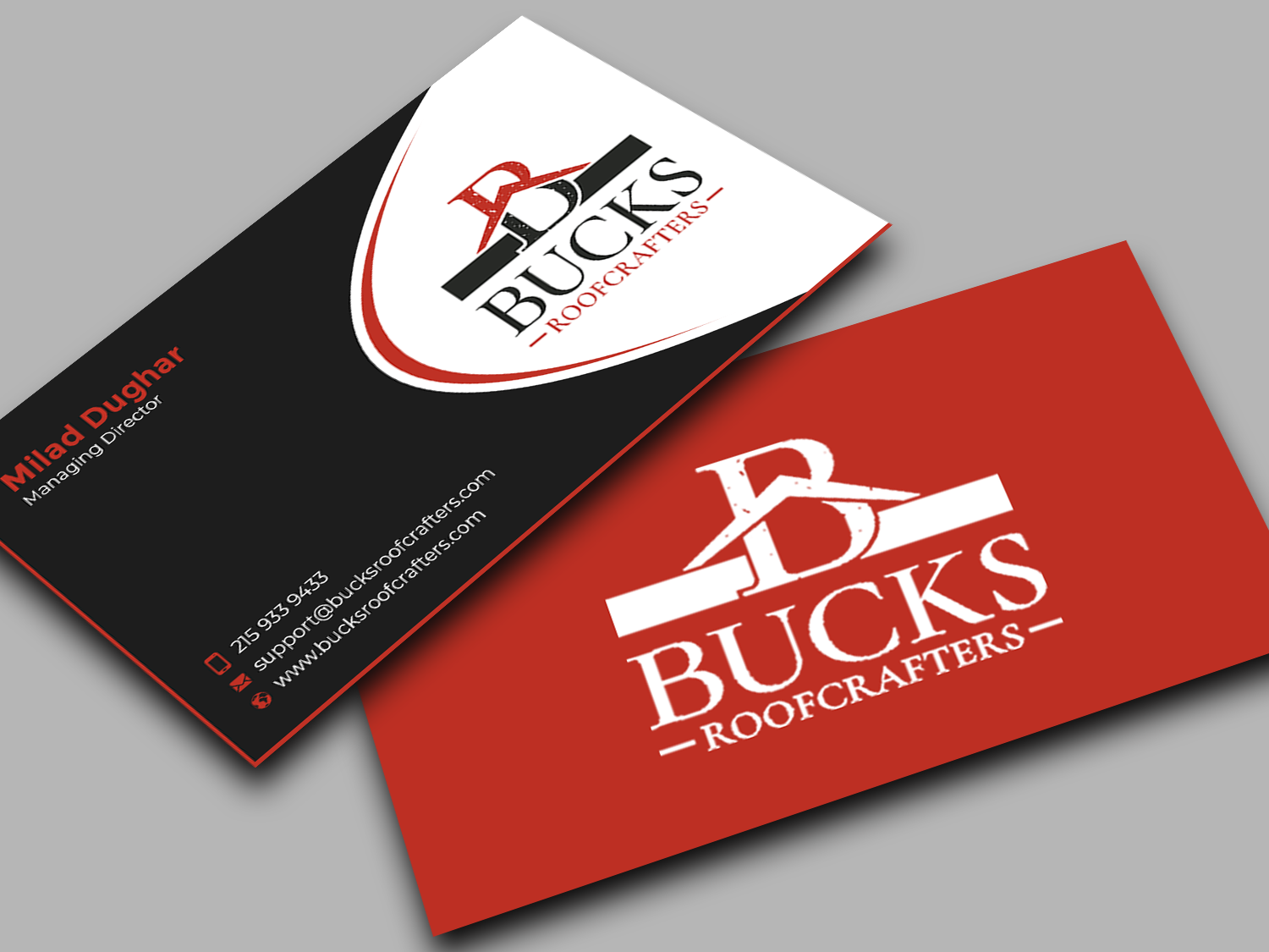 Business Card Design by Graphixpointt for woodsmith construction,llc | Design #35356710