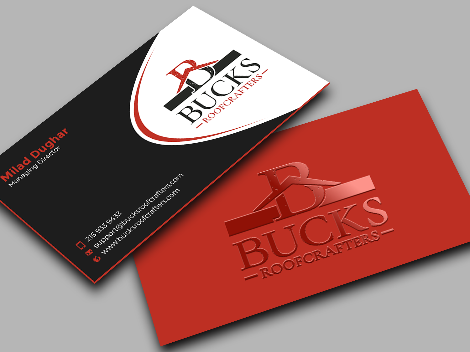 Business Card Design by Graphixpointt for woodsmith construction,llc | Design #35356713