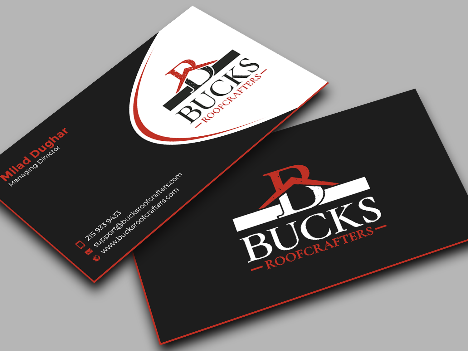 Business Card Design by Graphixpointt for woodsmith construction,llc | Design #35356716