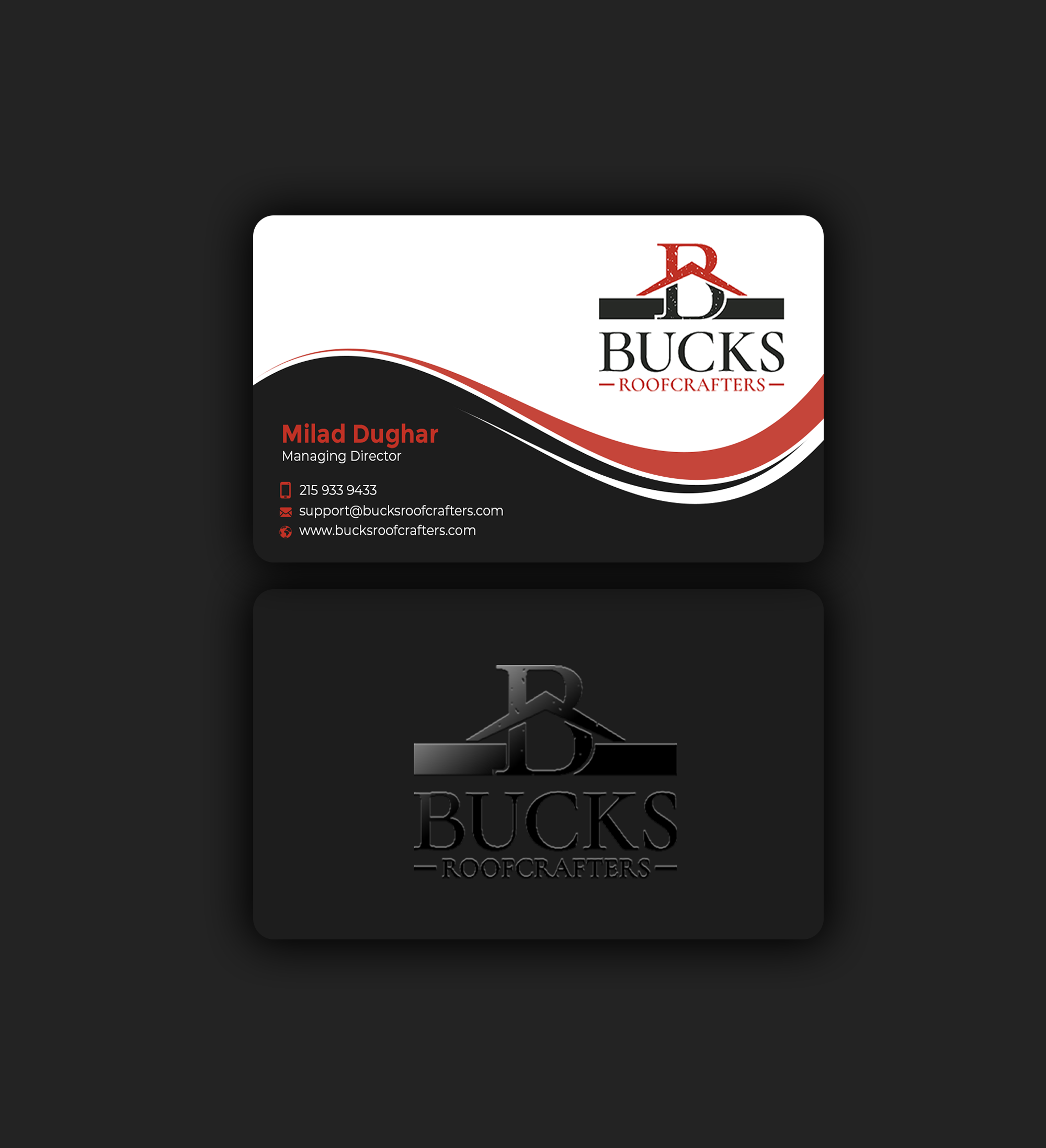 Business Card Design by Graphixpointt for woodsmith construction,llc | Design #35356799