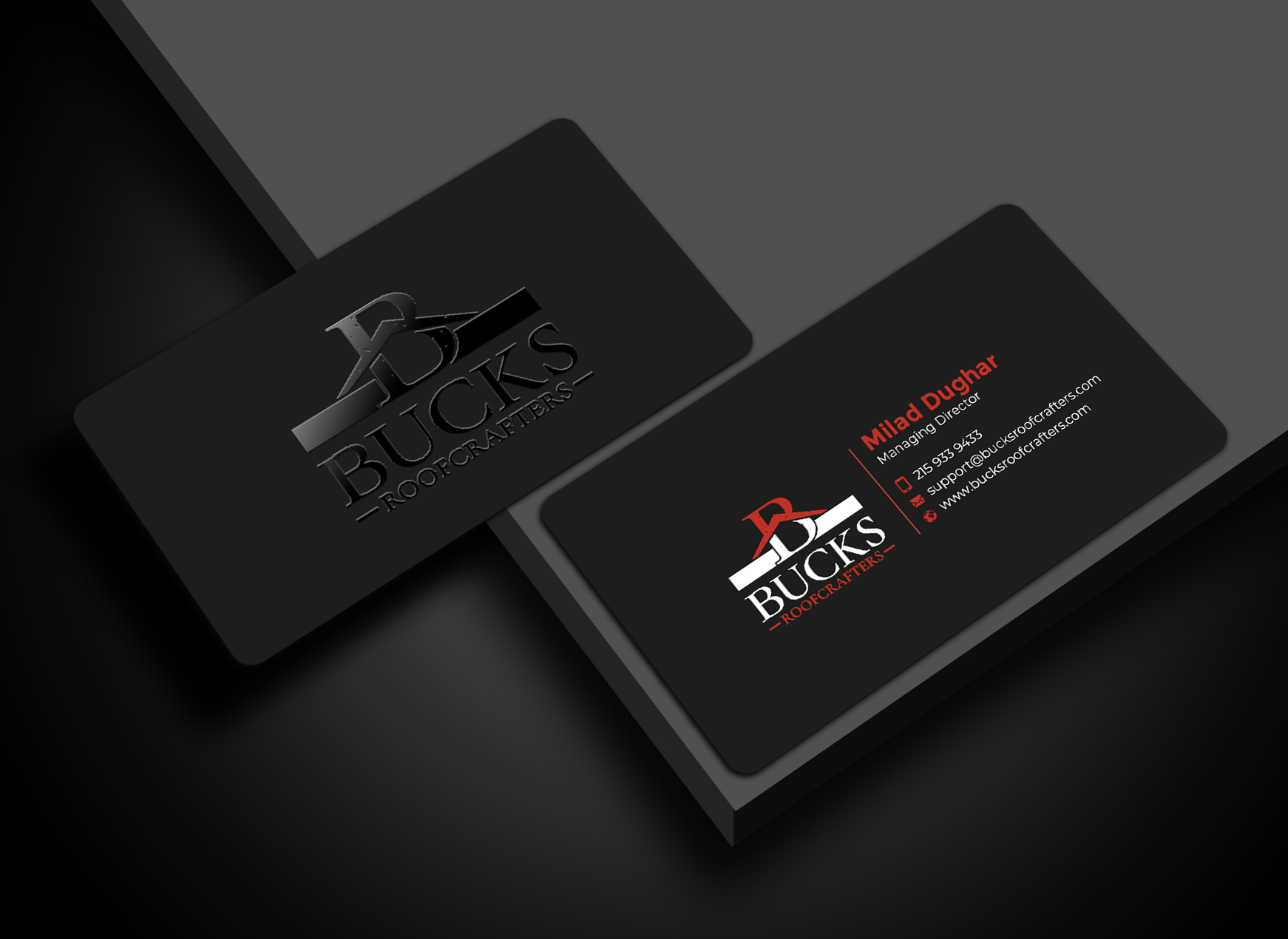 Business Card Design by Graphixpointt for woodsmith construction,llc | Design #35356823