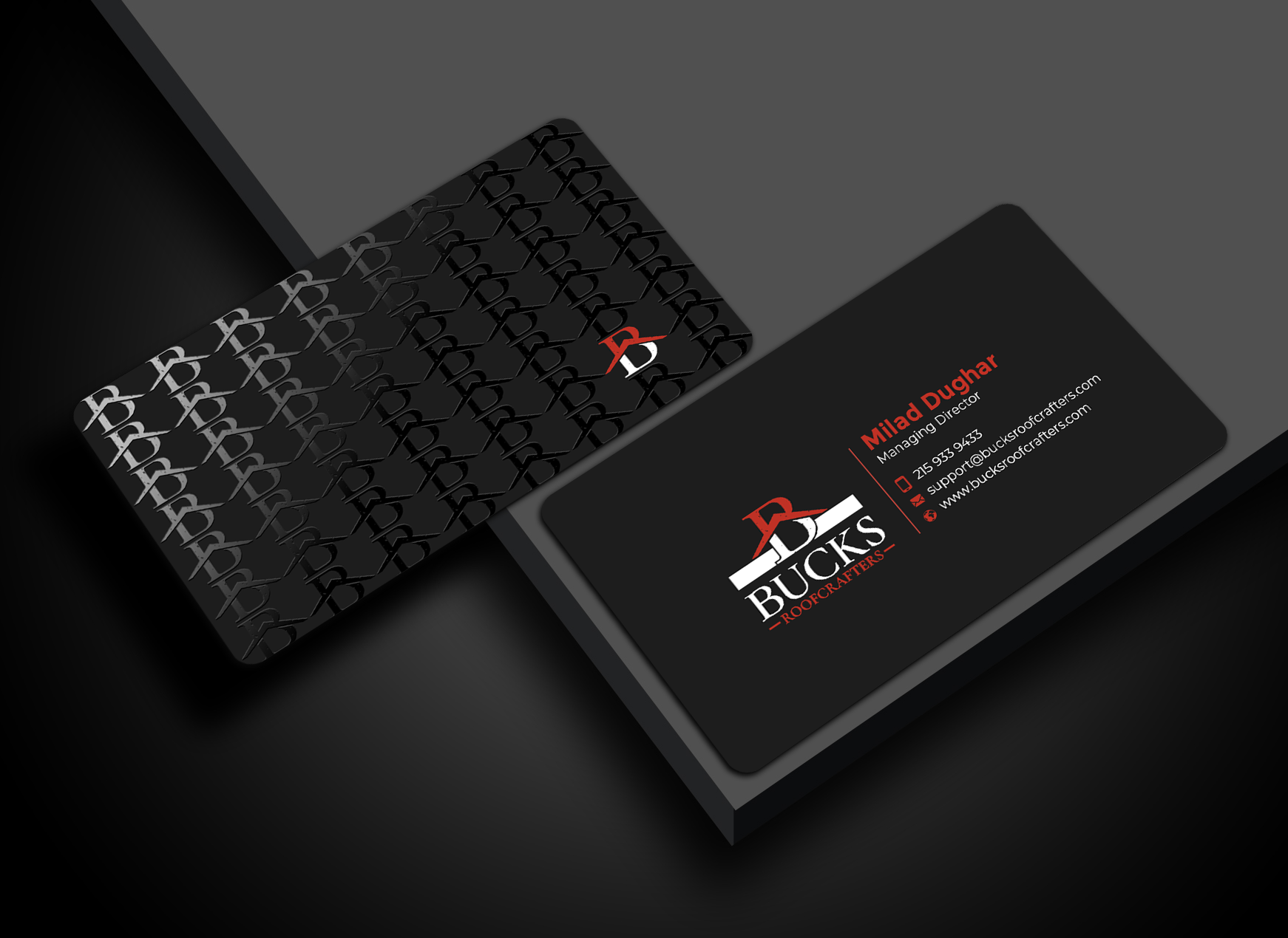 Business Card Design by Graphixpointt for woodsmith construction,llc | Design #35356826