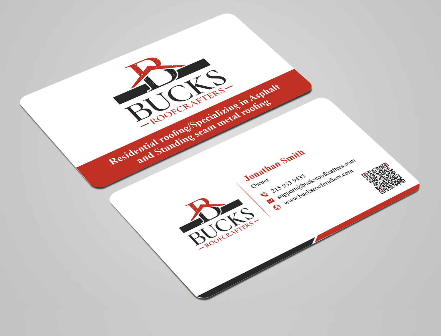 Business Card Design by freelancer75 for woodsmith construction,llc | Design #35355678