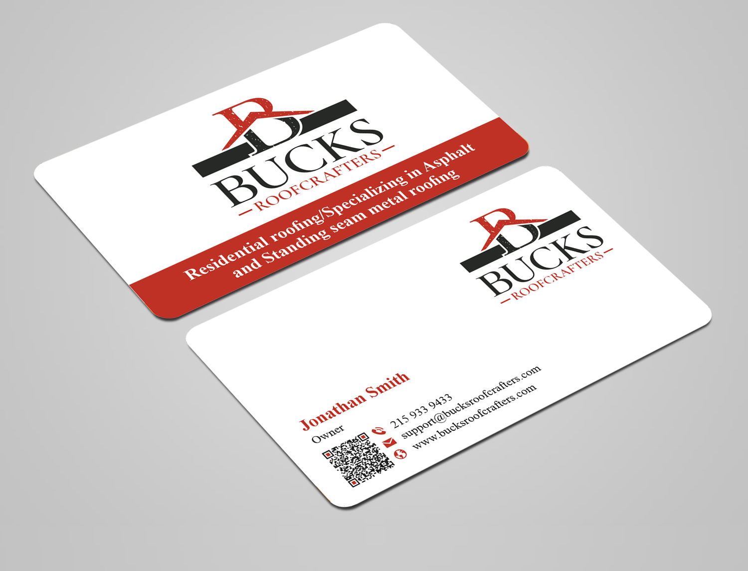 Business Card Design by freelancer75 for woodsmith construction,llc | Design #35355690