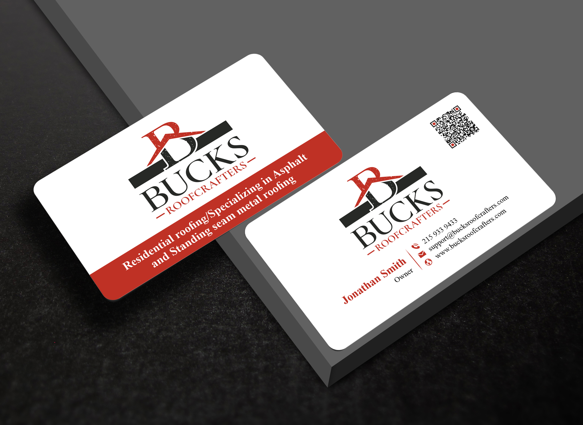 Business Card Design by freelancer75 for woodsmith construction,llc | Design #35359180