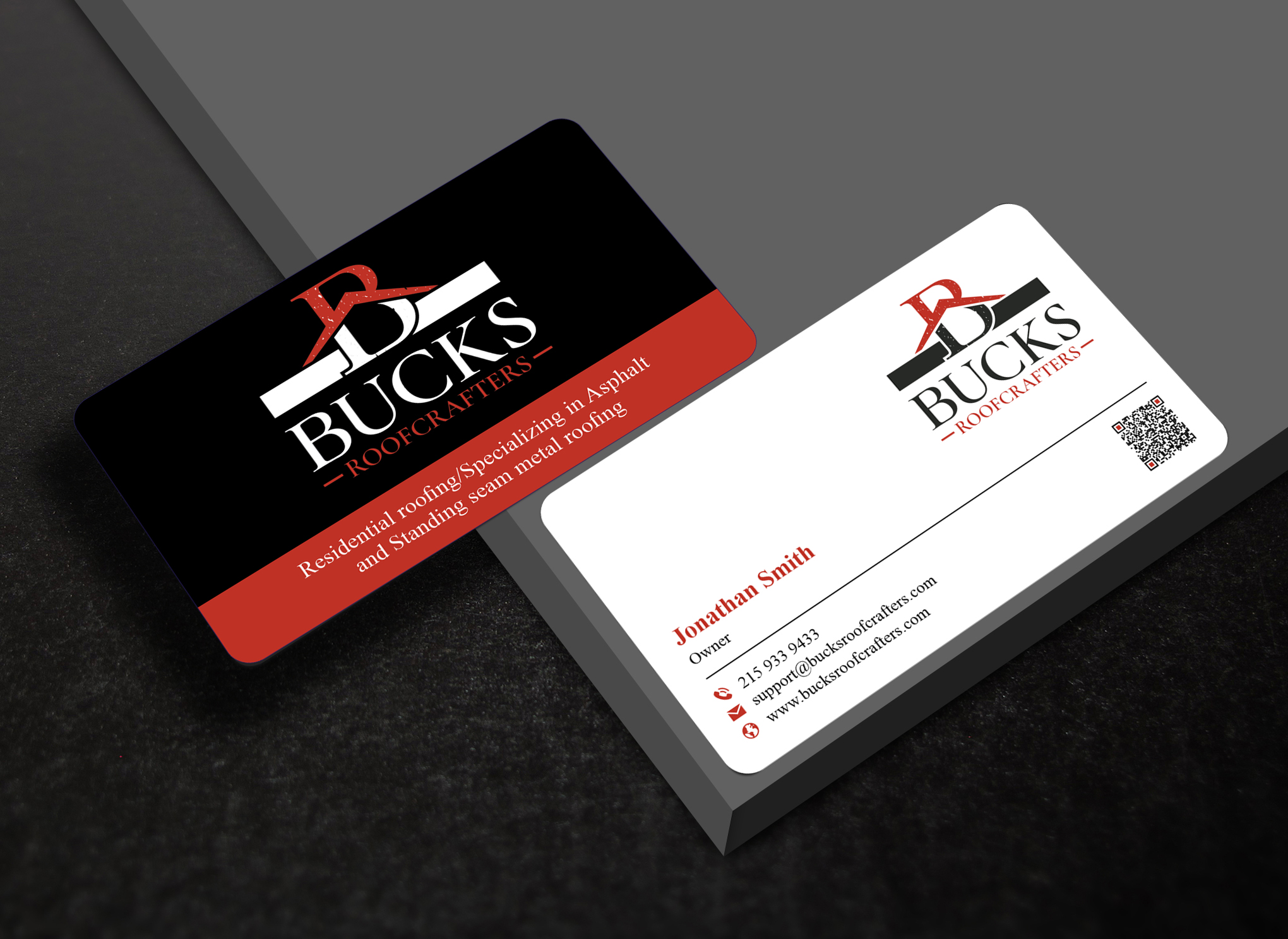 Business Card Design by freelancer75 for woodsmith construction,llc | Design #35359273