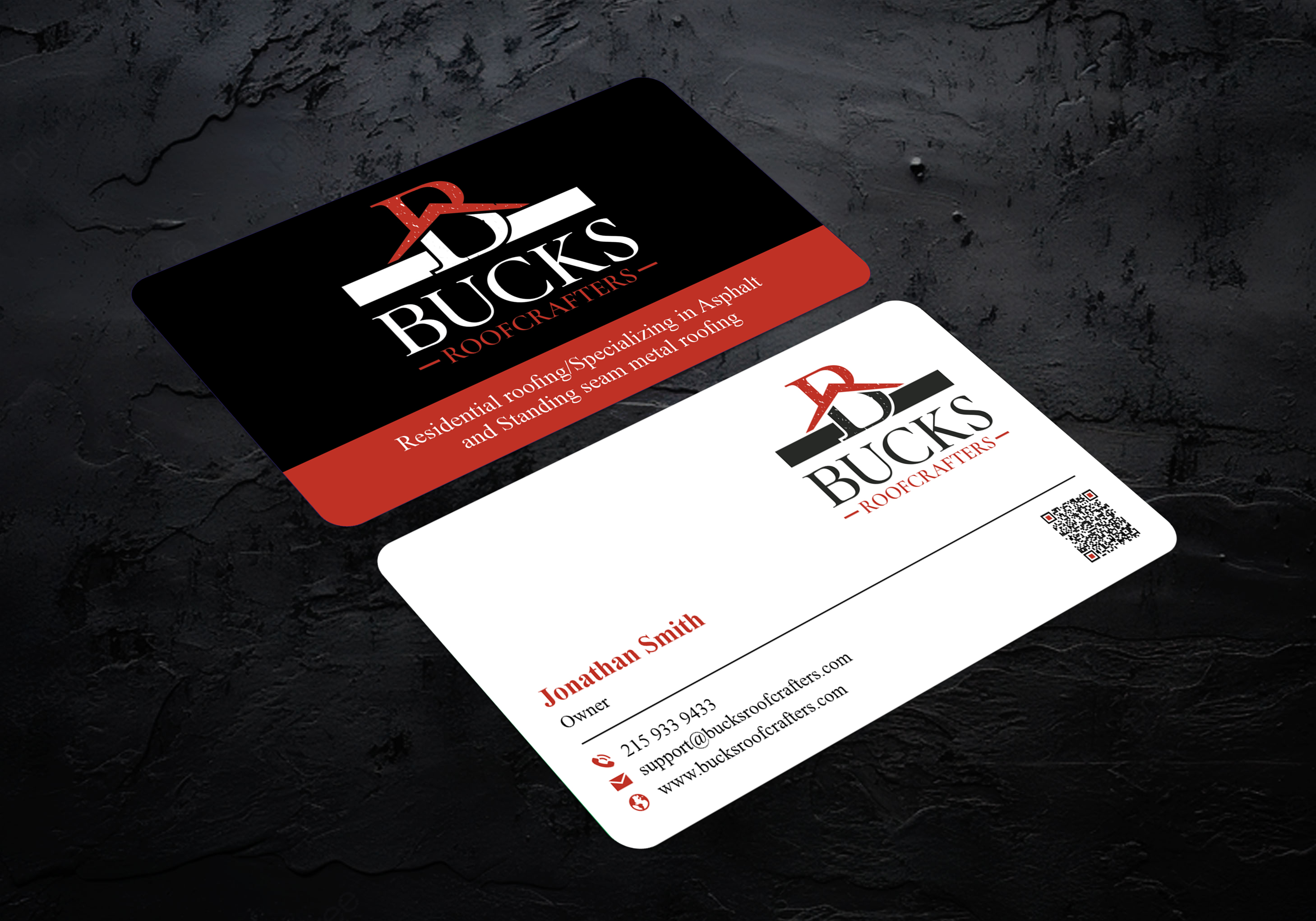 Business Card Design by freelancer75 for woodsmith construction,llc | Design #35359399