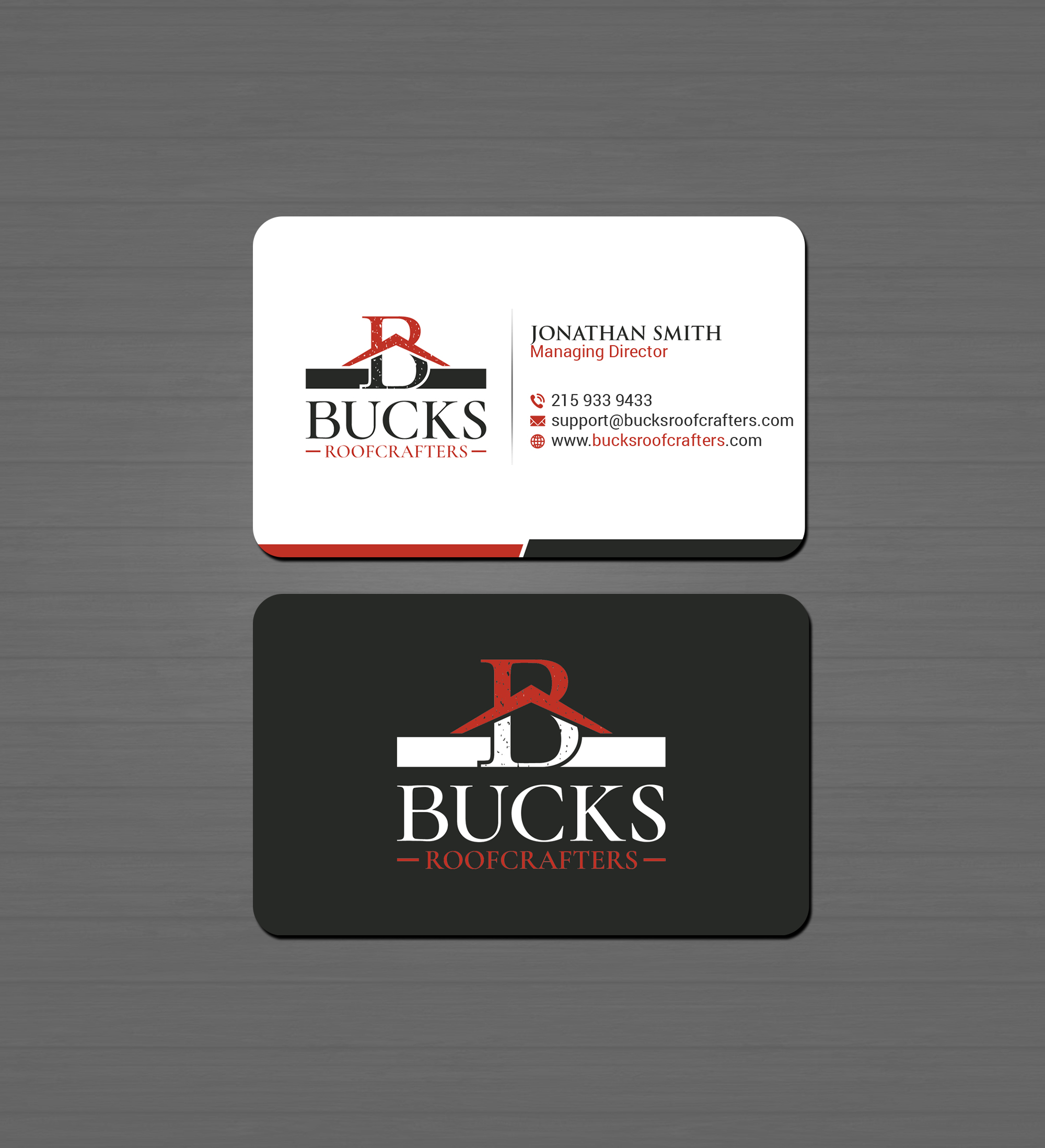 Business Card Design by Creations Box 2015 for woodsmith construction,llc | Design #35357064