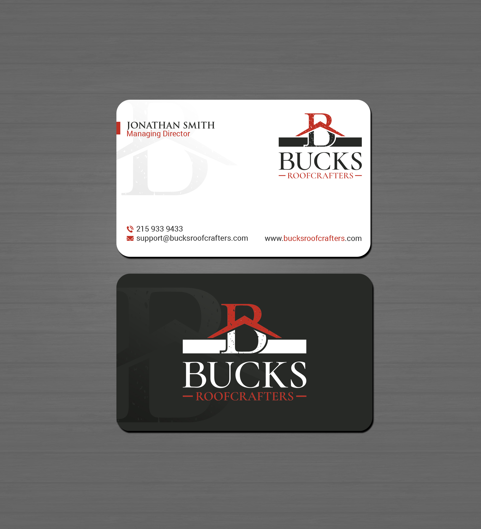 Business Card Design by Creations Box 2015 for woodsmith construction,llc | Design #35357073