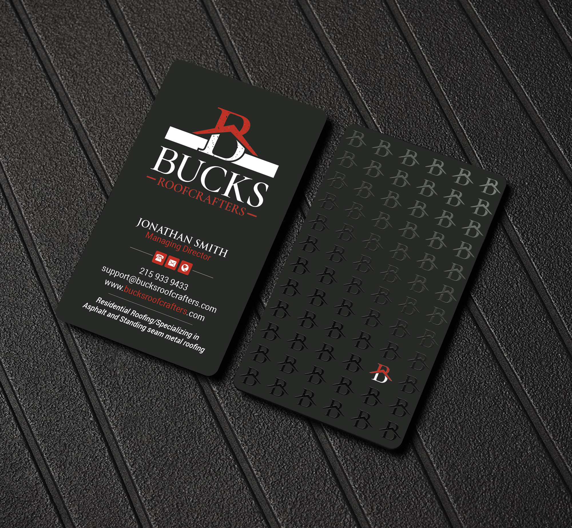 Business Card Design by Creations Box 2015 for woodsmith construction,llc | Design #35357083