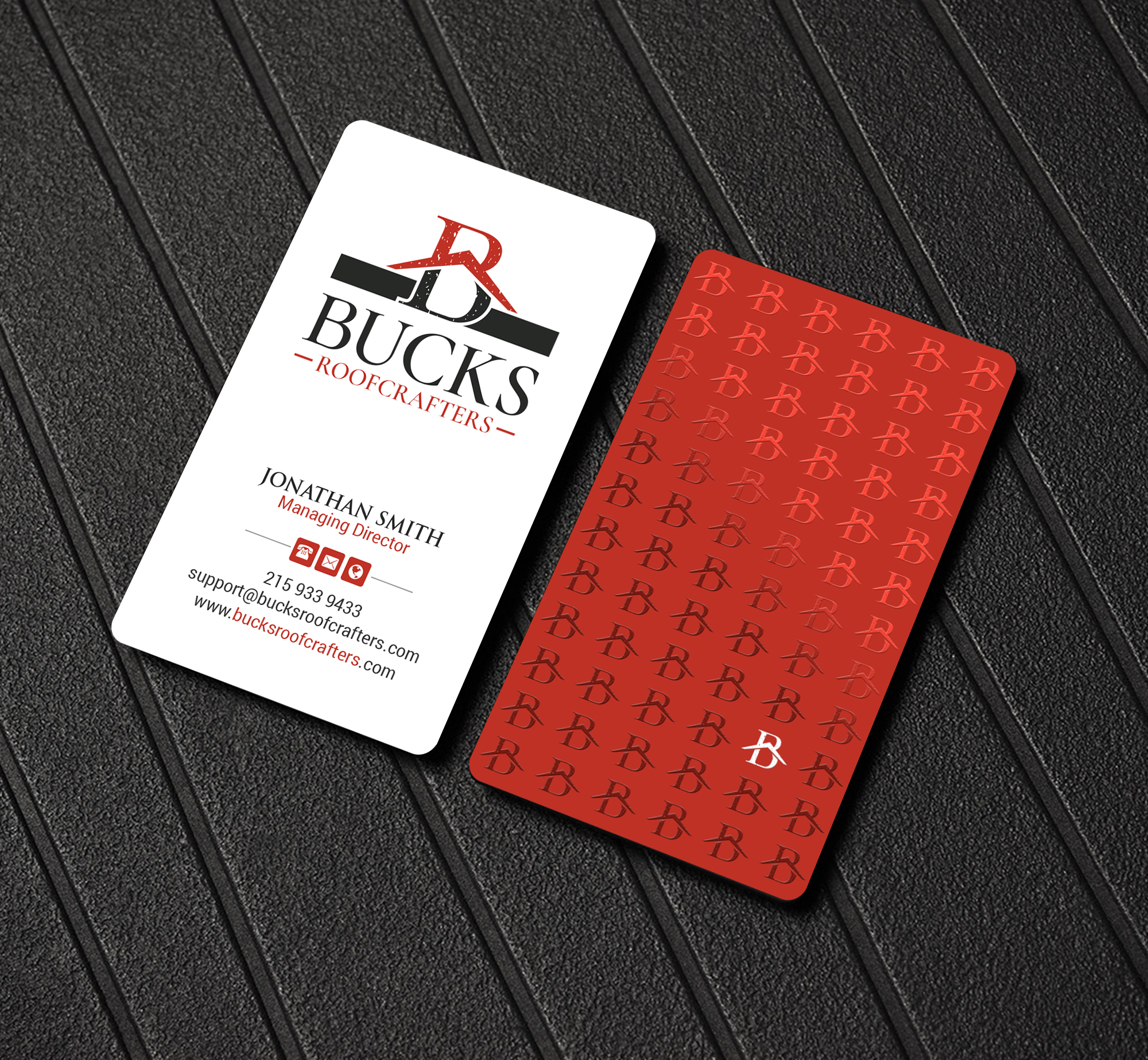 Business Card Design by Creations Box 2015 for woodsmith construction,llc | Design #35357085