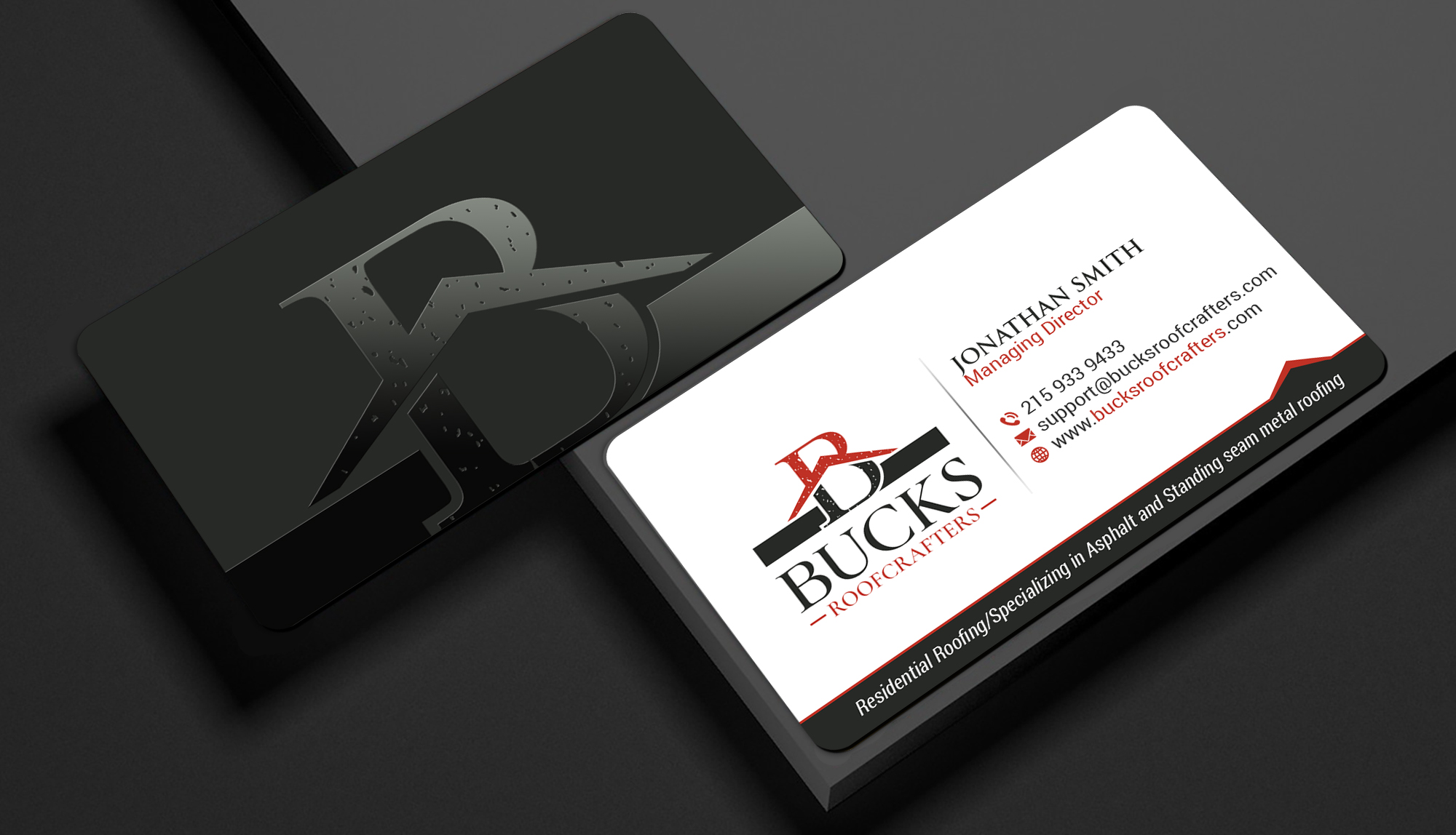 Business Card Design by Creations Box 2015 for woodsmith construction,llc | Design #35357089