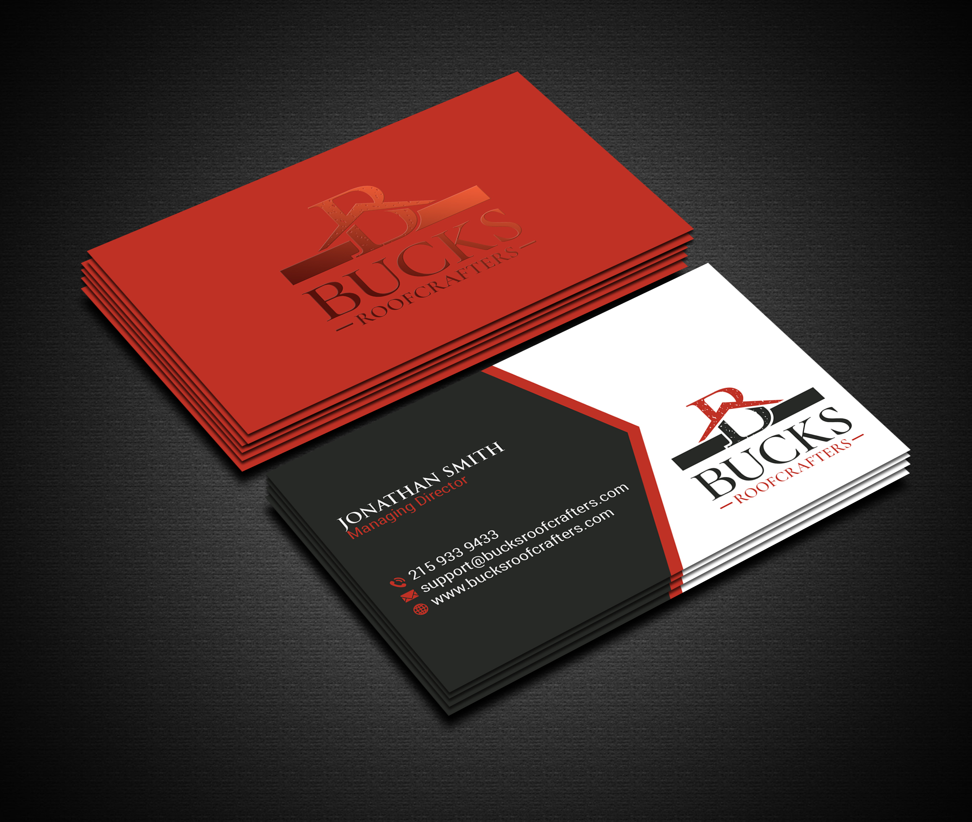 Business Card Design by Creations Box 2015 for woodsmith construction,llc | Design #35357109