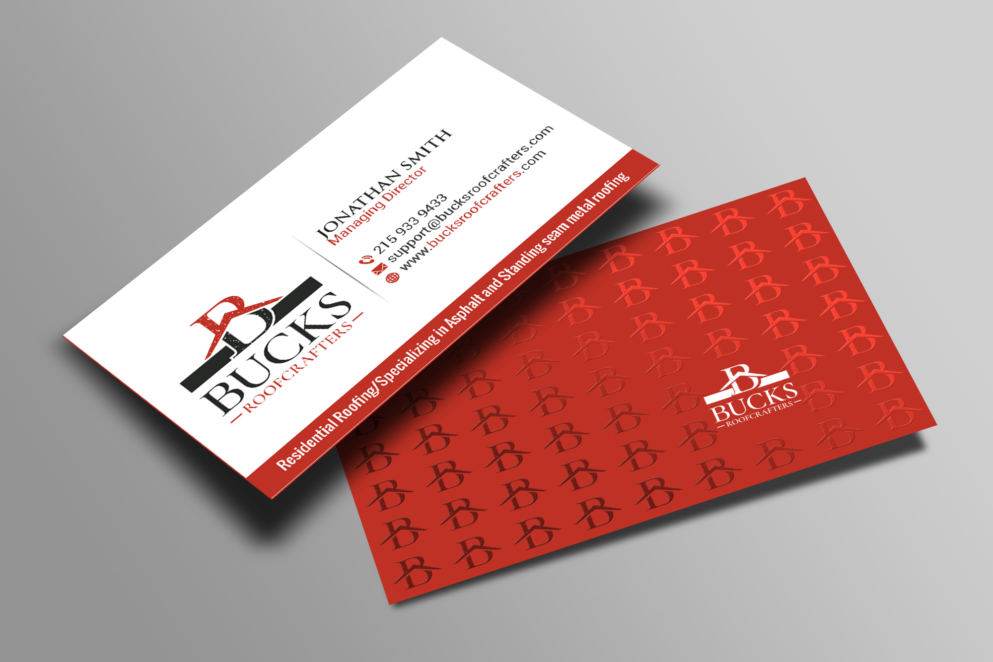 Business Card Design by Creations Box 2015 for woodsmith construction,llc | Design #35357124