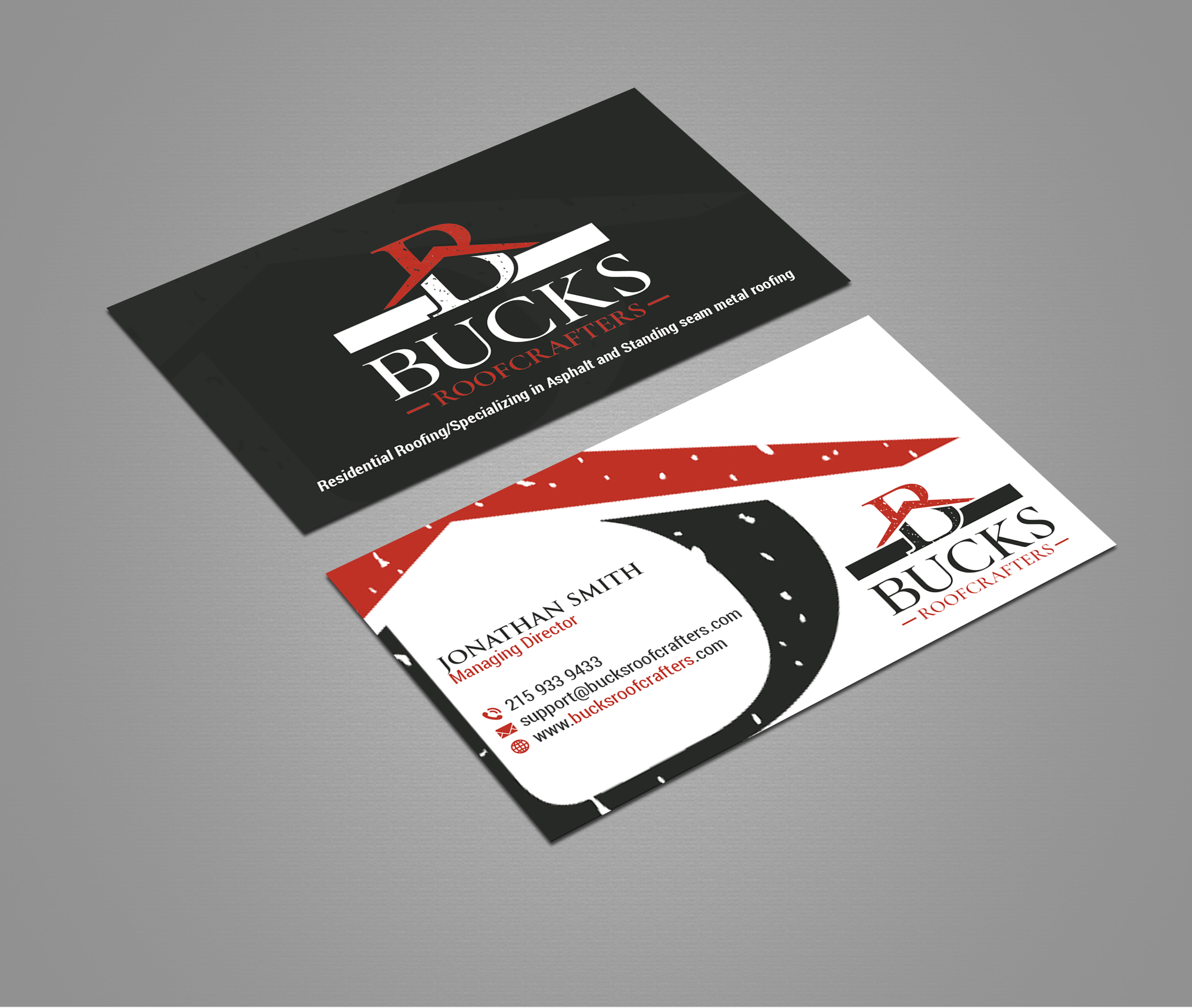 Business Card Design by Creations Box 2015 for woodsmith construction,llc | Design #35357158