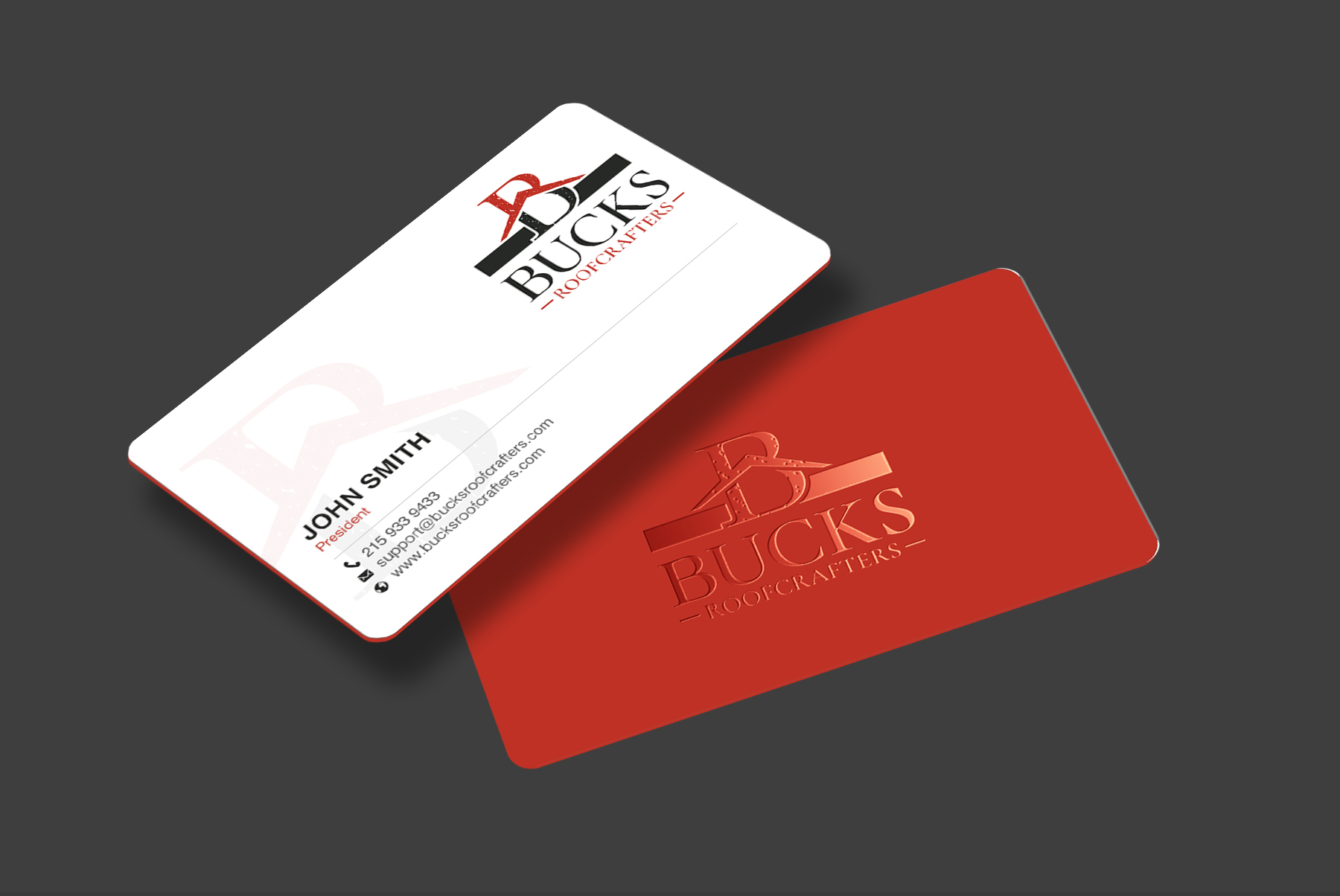 Business Card Design by chandrayaan.creative for woodsmith construction,llc | Design #35358316