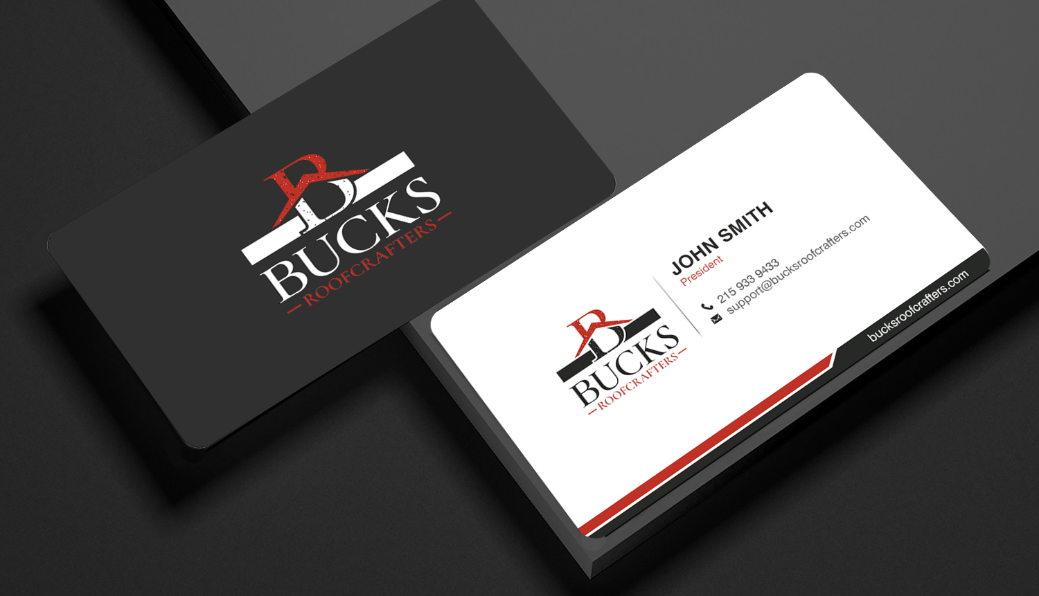 Business Card Design by chandrayaan.creative for woodsmith construction,llc | Design #35358320