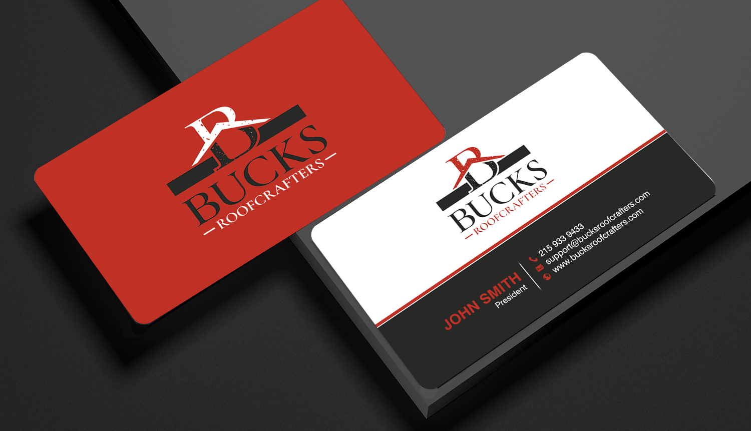 Business Card Design by chandrayaan.creative for woodsmith construction,llc | Design #35358324