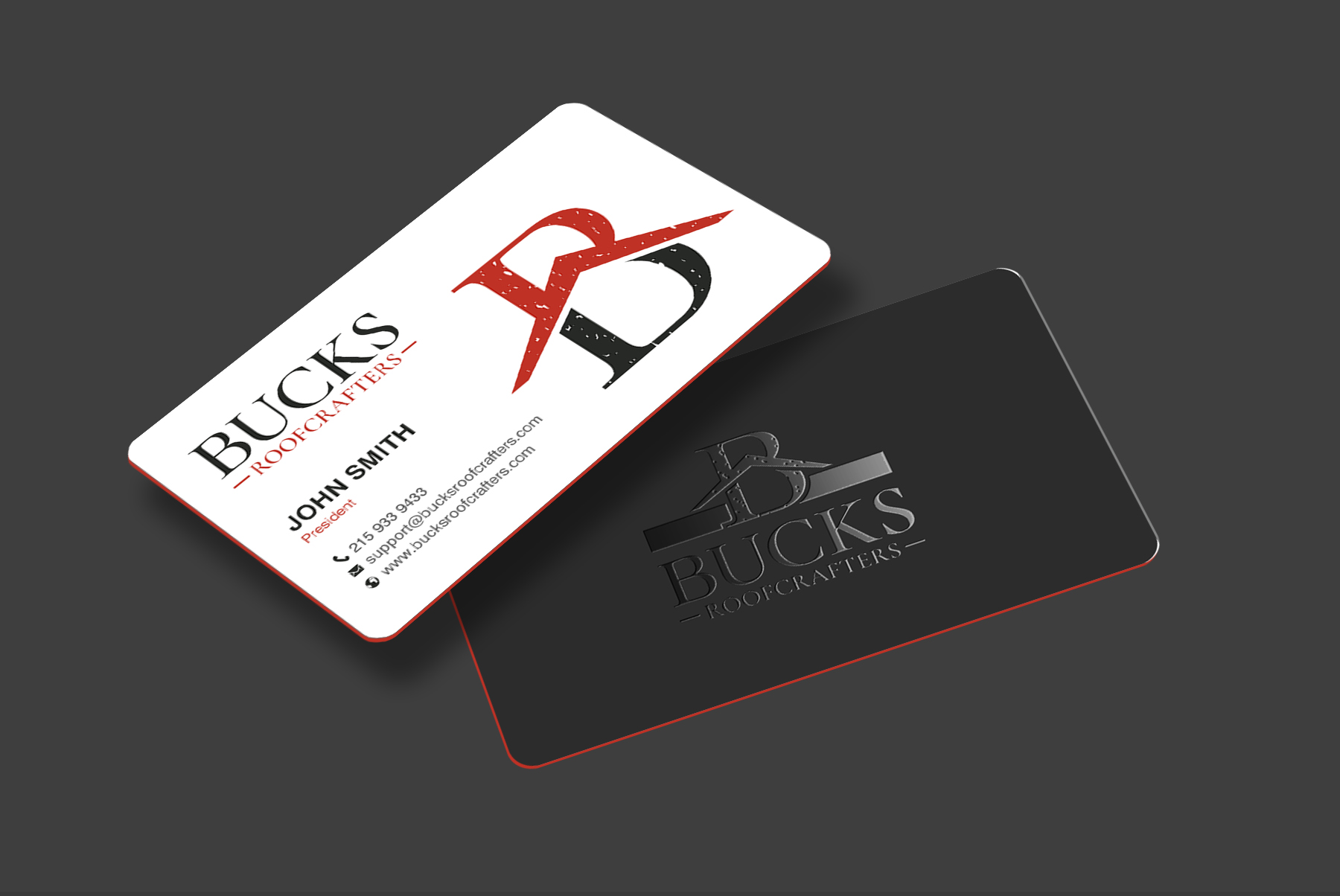 Business Card Design by chandrayaan.creative for woodsmith construction,llc | Design #35358326