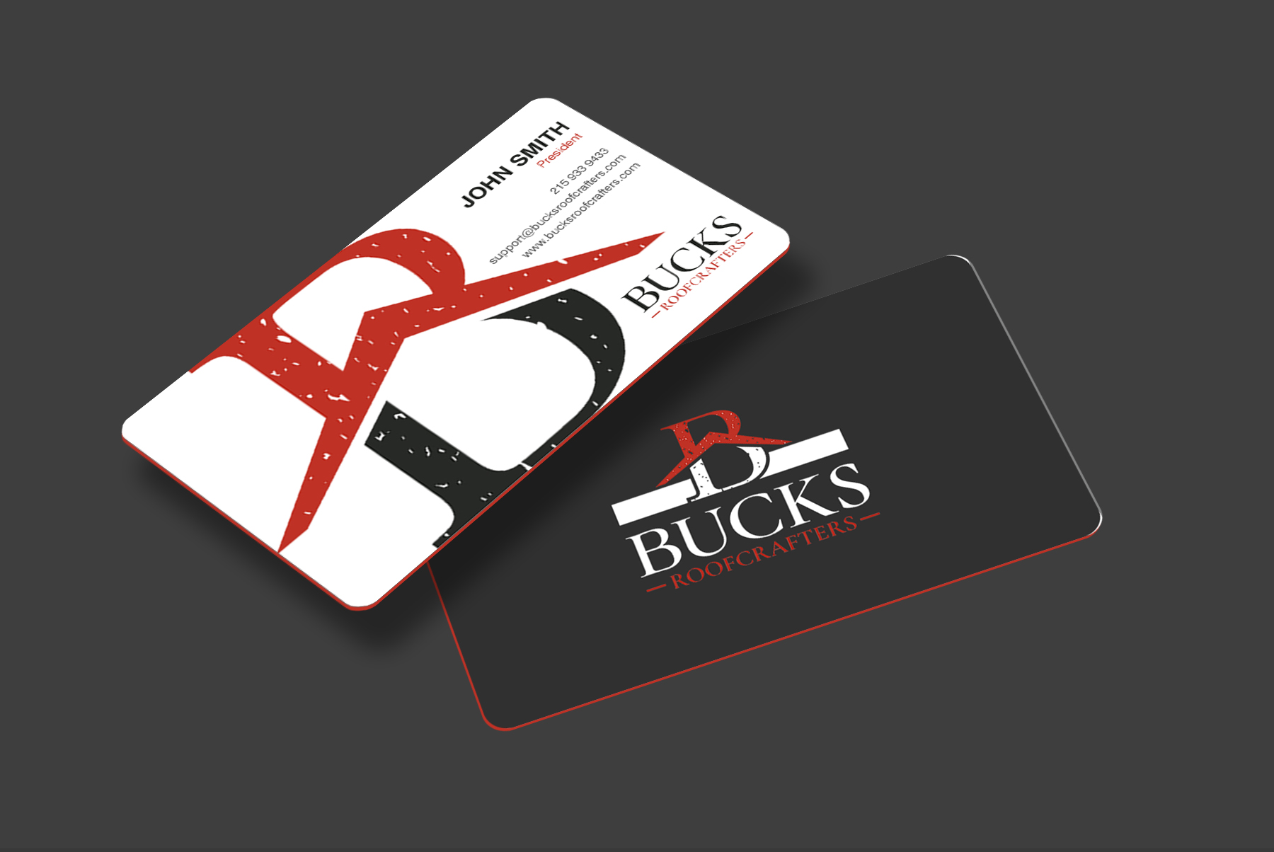 Business Card Design by chandrayaan.creative for woodsmith construction,llc | Design #35358331