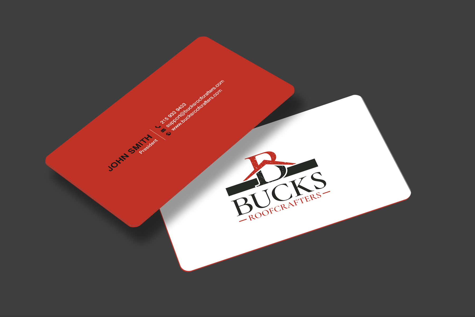 Business Card Design by chandrayaan.creative for woodsmith construction,llc | Design #35358333