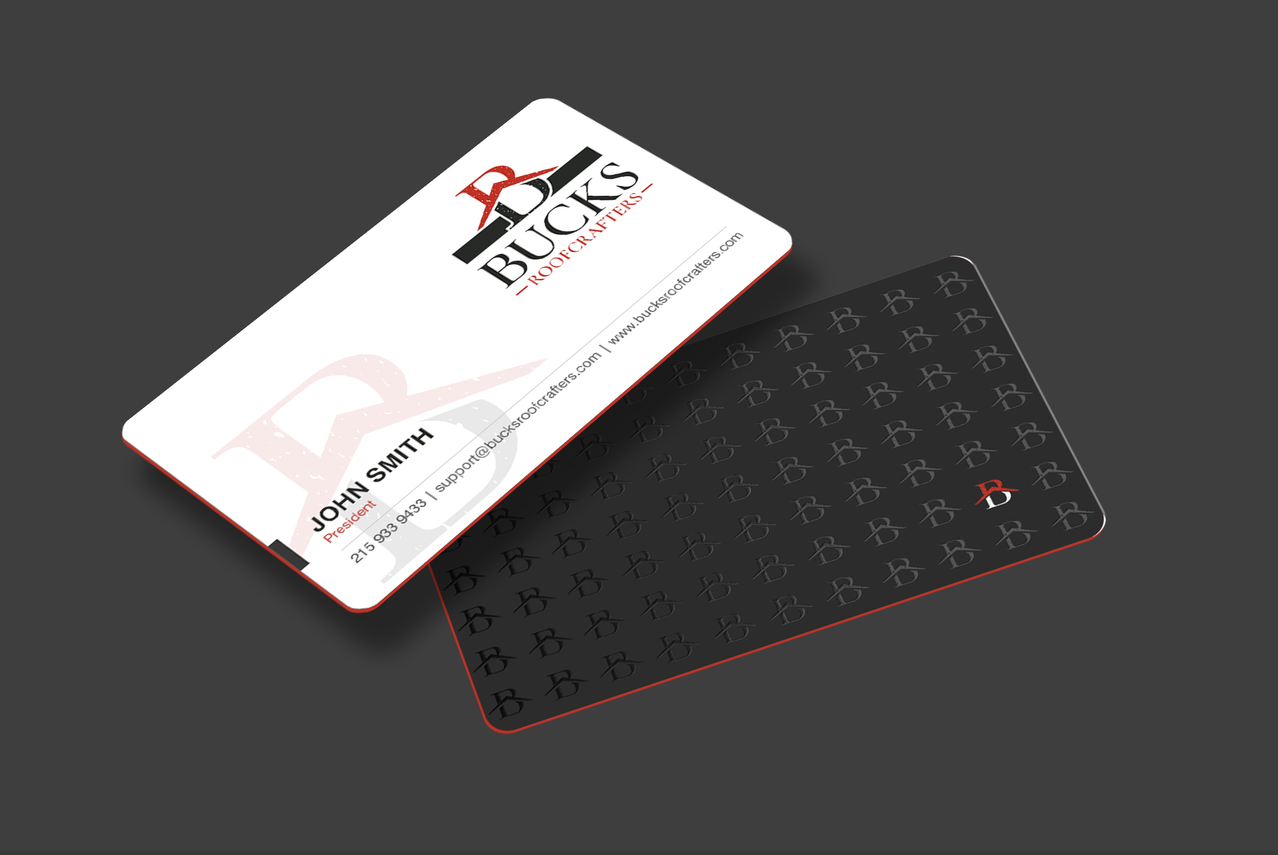 Business Card Design by chandrayaan.creative for woodsmith construction,llc | Design #35358336