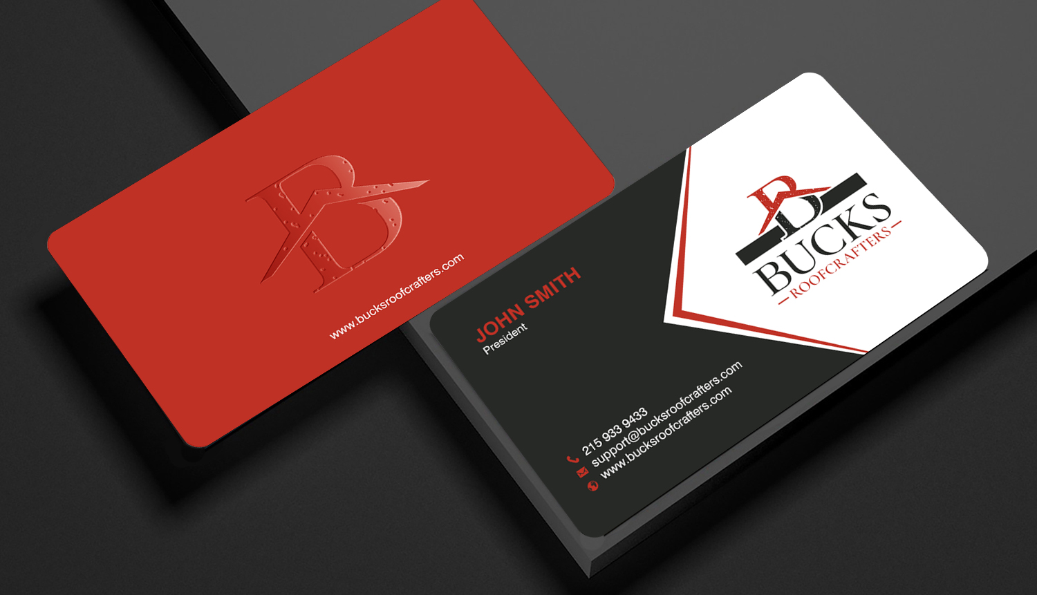 Business Card Design by chandrayaan.creative for woodsmith construction,llc | Design #35358339