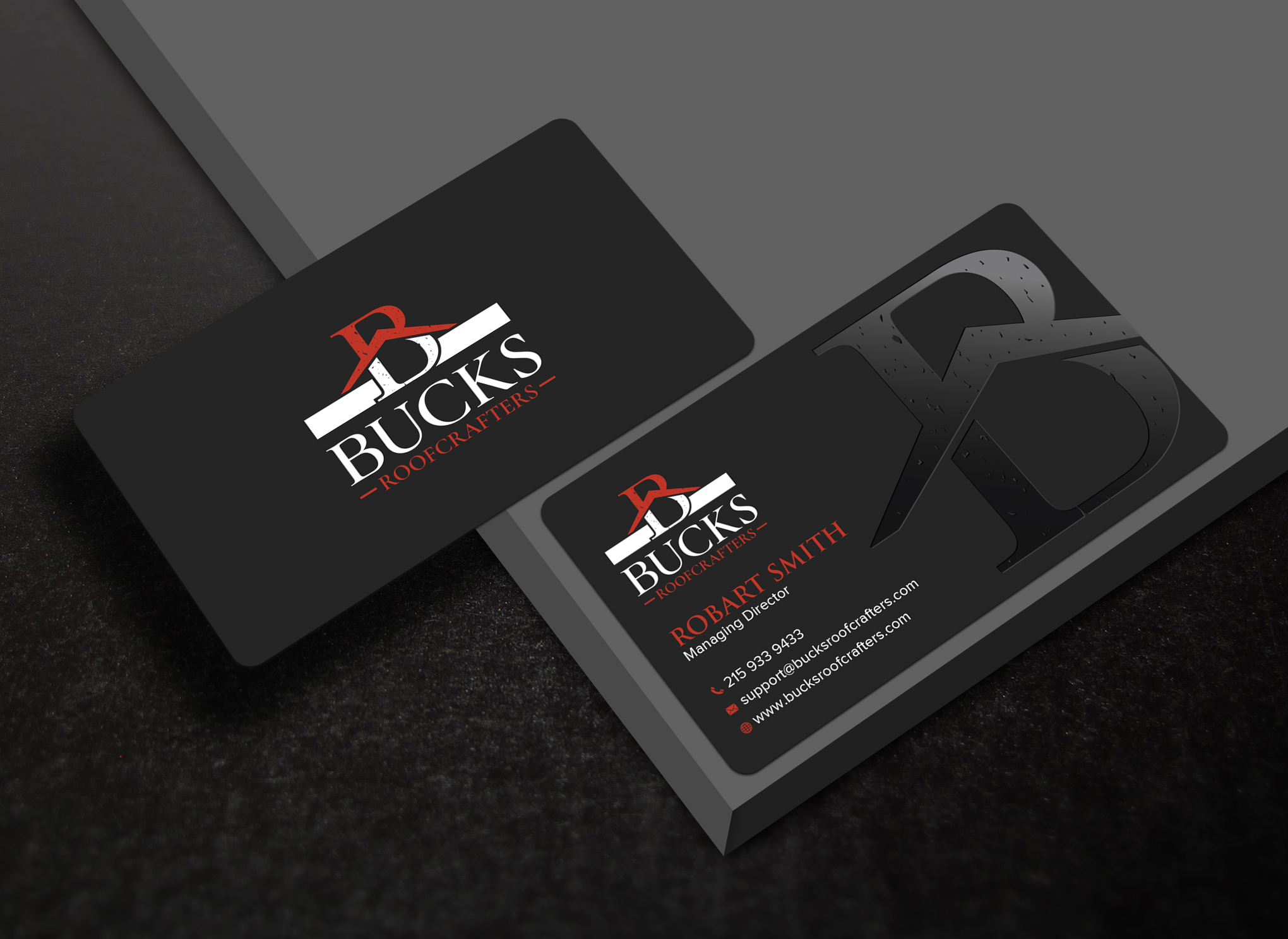 Diseño de Tarjeta de Presentación por Uttom 2 para woodsmith construction,llc | Diseño #35354816