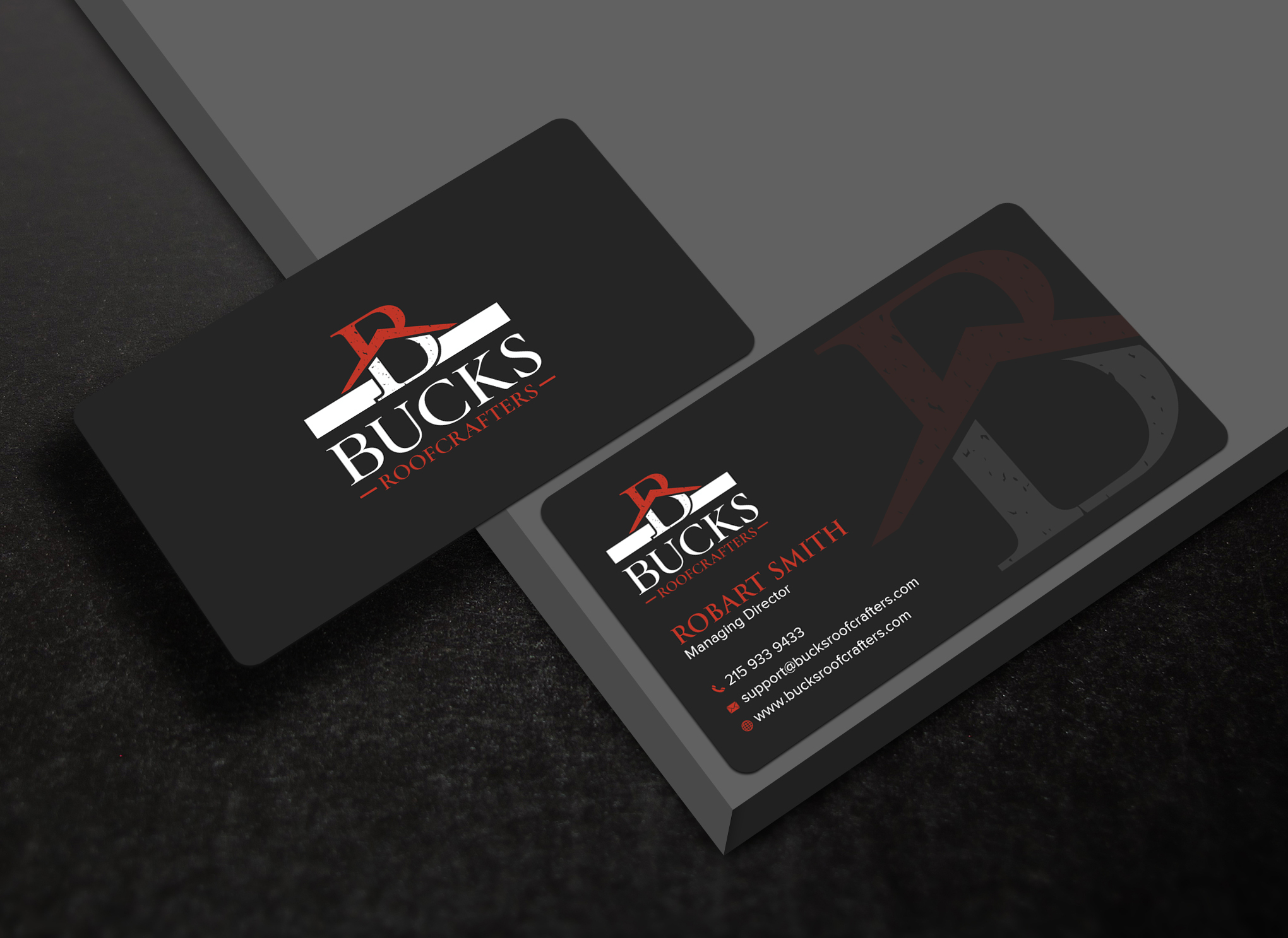 Business Card Design by Uttom 2 for woodsmith construction,llc | Design #35354818