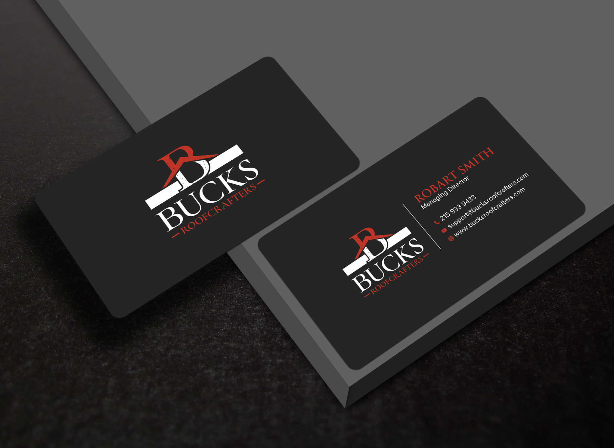 Business Card Design by Uttom 2 for woodsmith construction,llc | Design #35354819