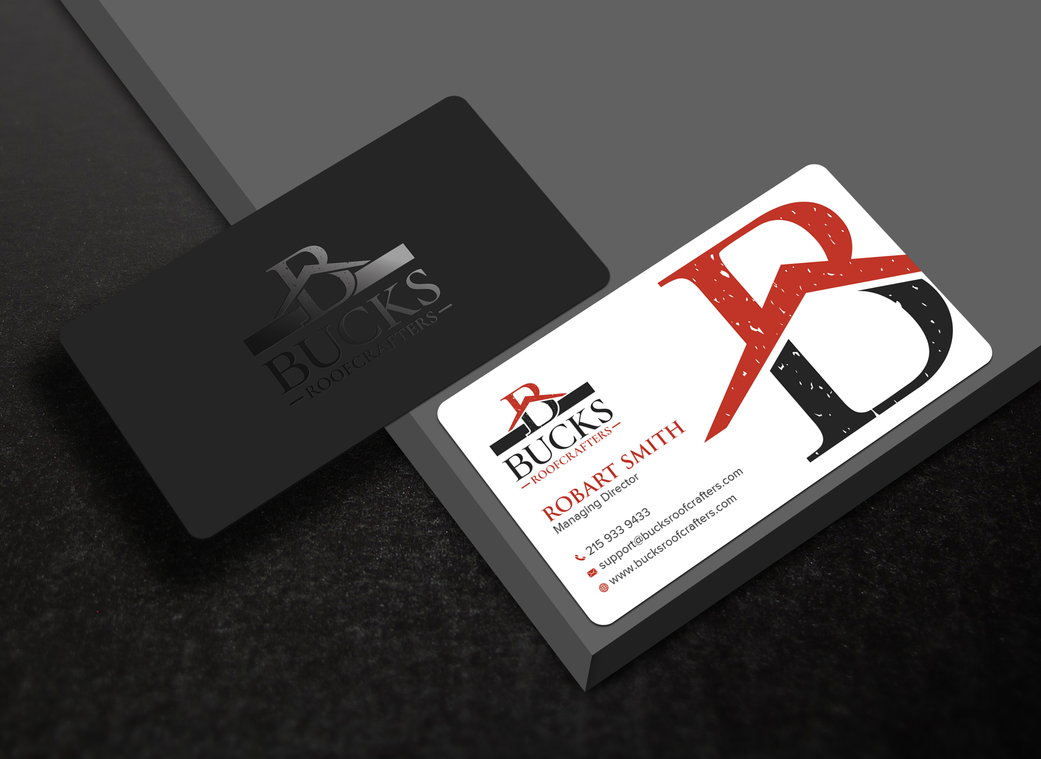 Business Card Design by Uttom 2 for woodsmith construction,llc | Design #35354849