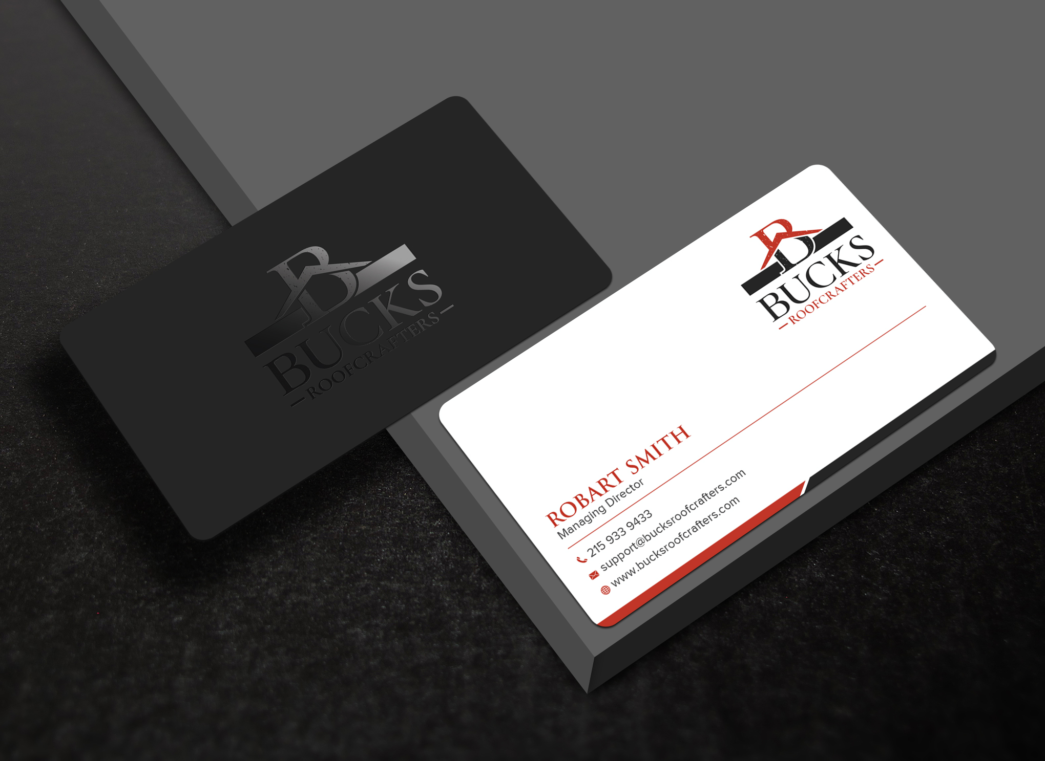 Business Card Design by Uttom 2 for woodsmith construction,llc | Design #35354852