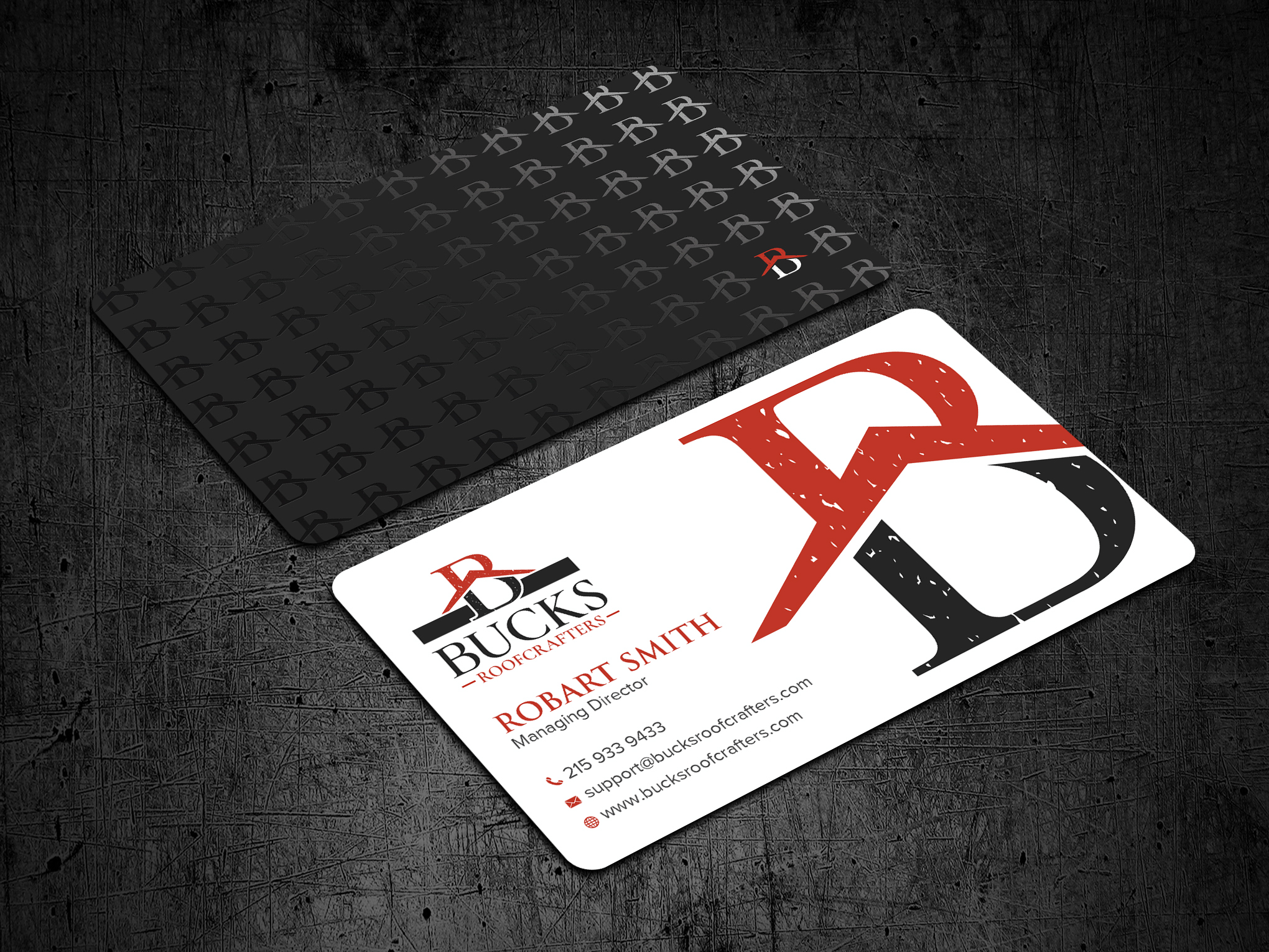 Business Card Design by Uttom 2 for woodsmith construction,llc | Design #35360289