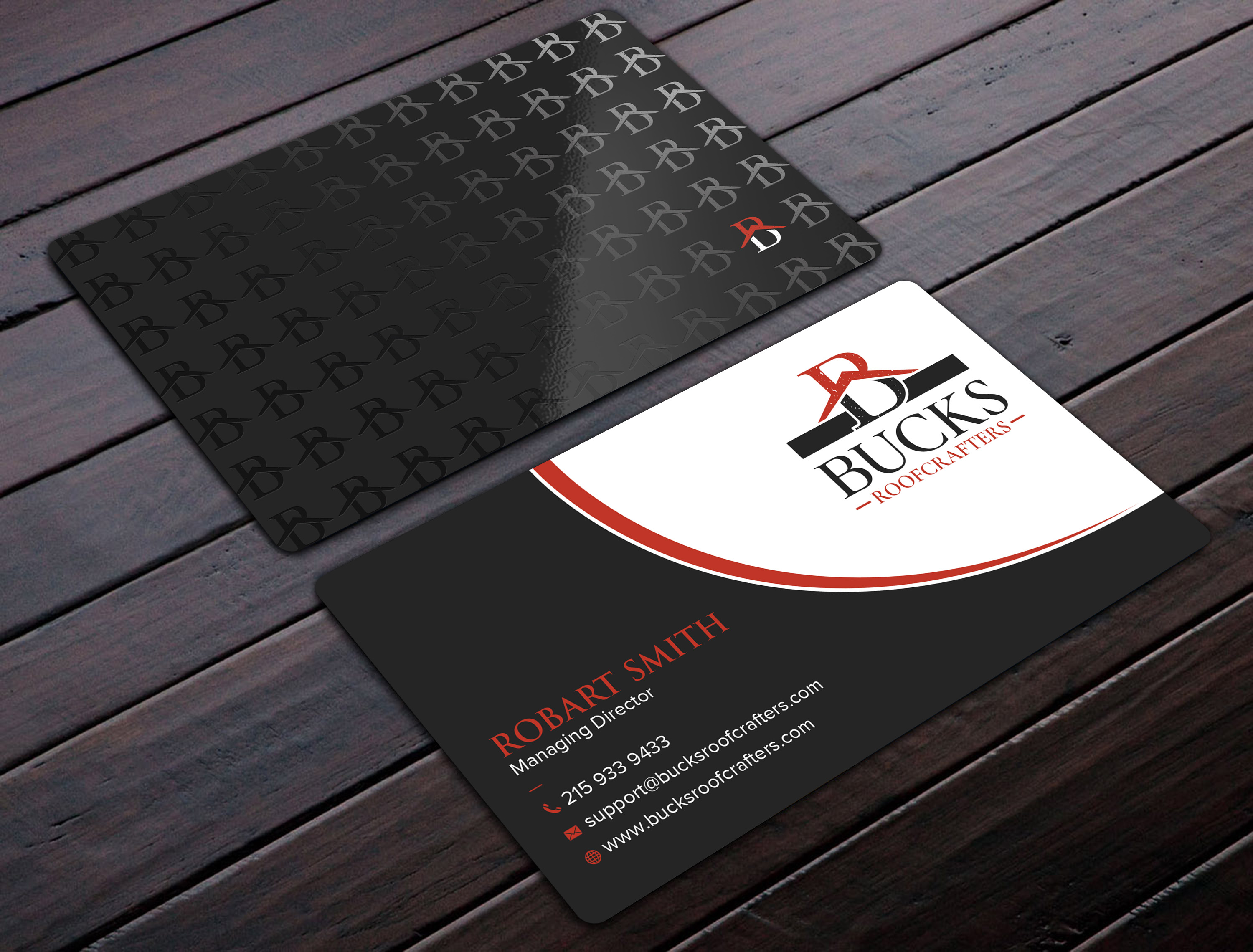 Business Card Design by Uttom 2 for woodsmith construction,llc | Design #35360327