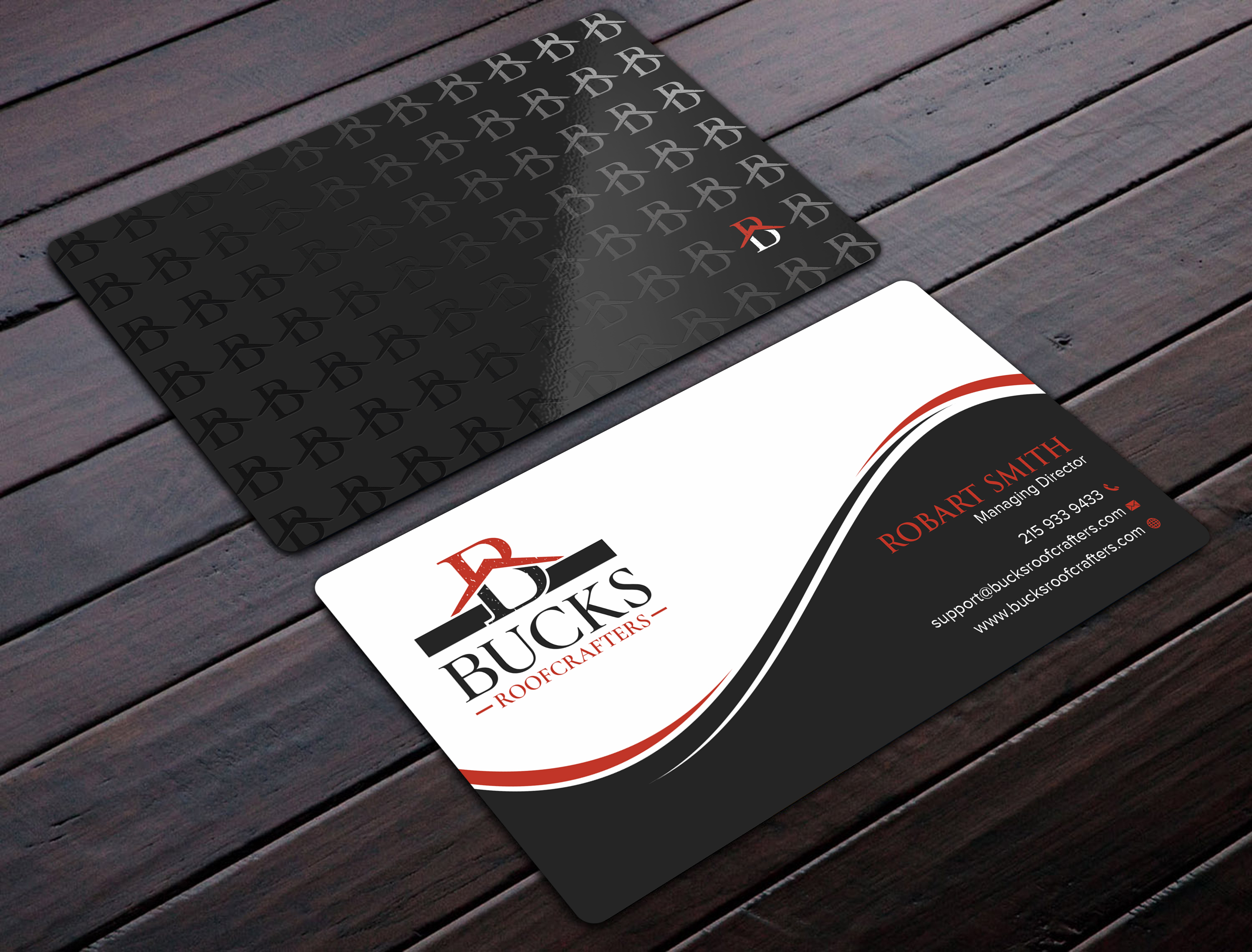 Business Card Design by Uttom 2 for woodsmith construction,llc | Design #35360331