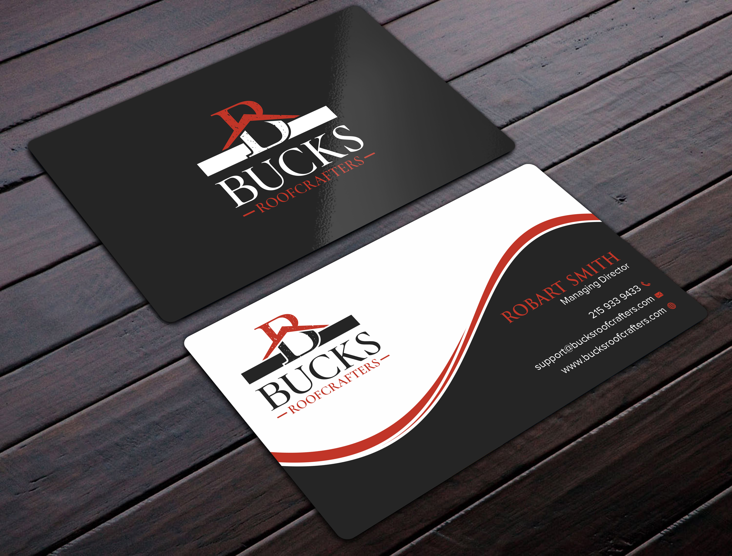 Business Card Design by Uttom 2 for woodsmith construction,llc | Design #35360349