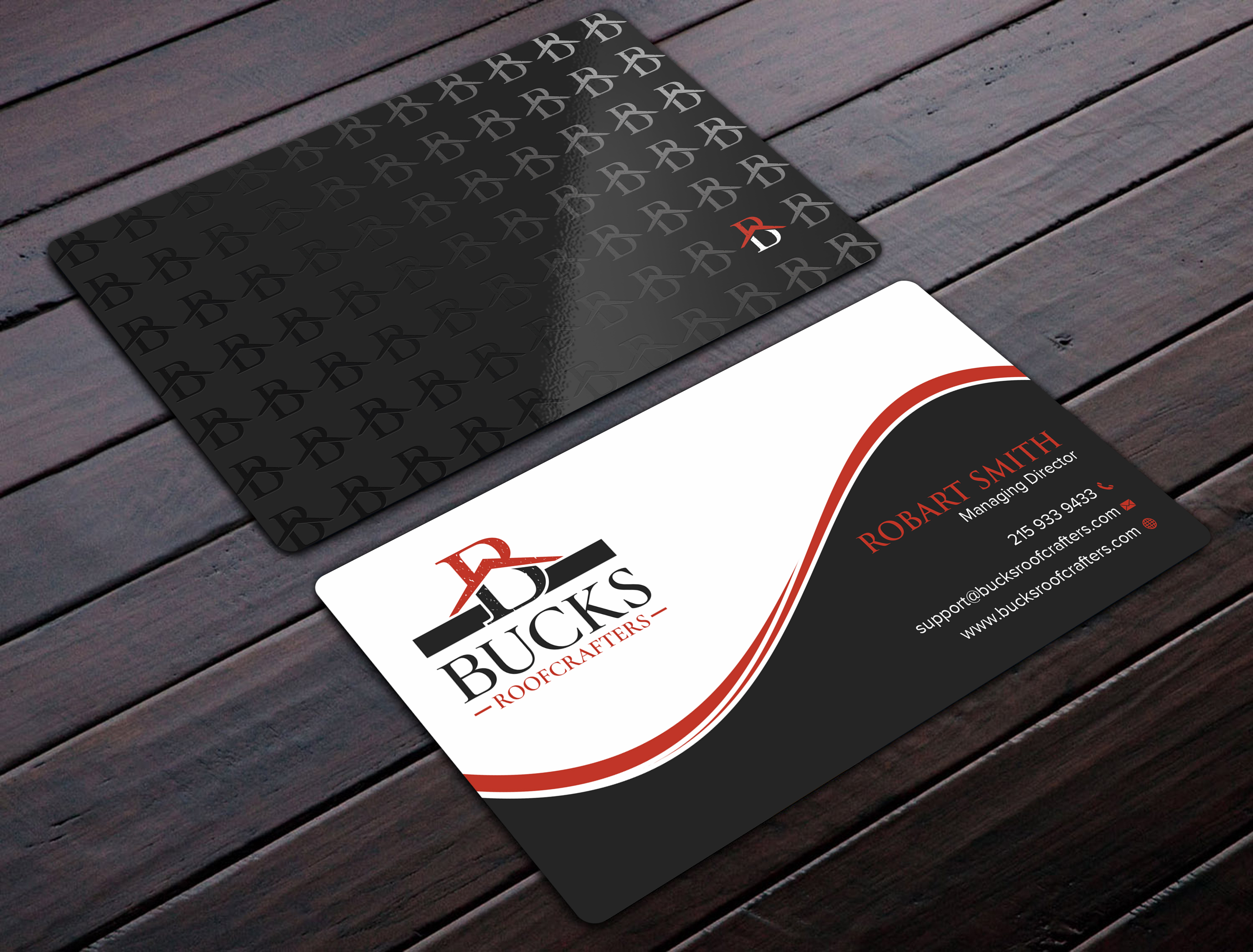 Business Card Design by Uttom 2 for woodsmith construction,llc | Design #35360355