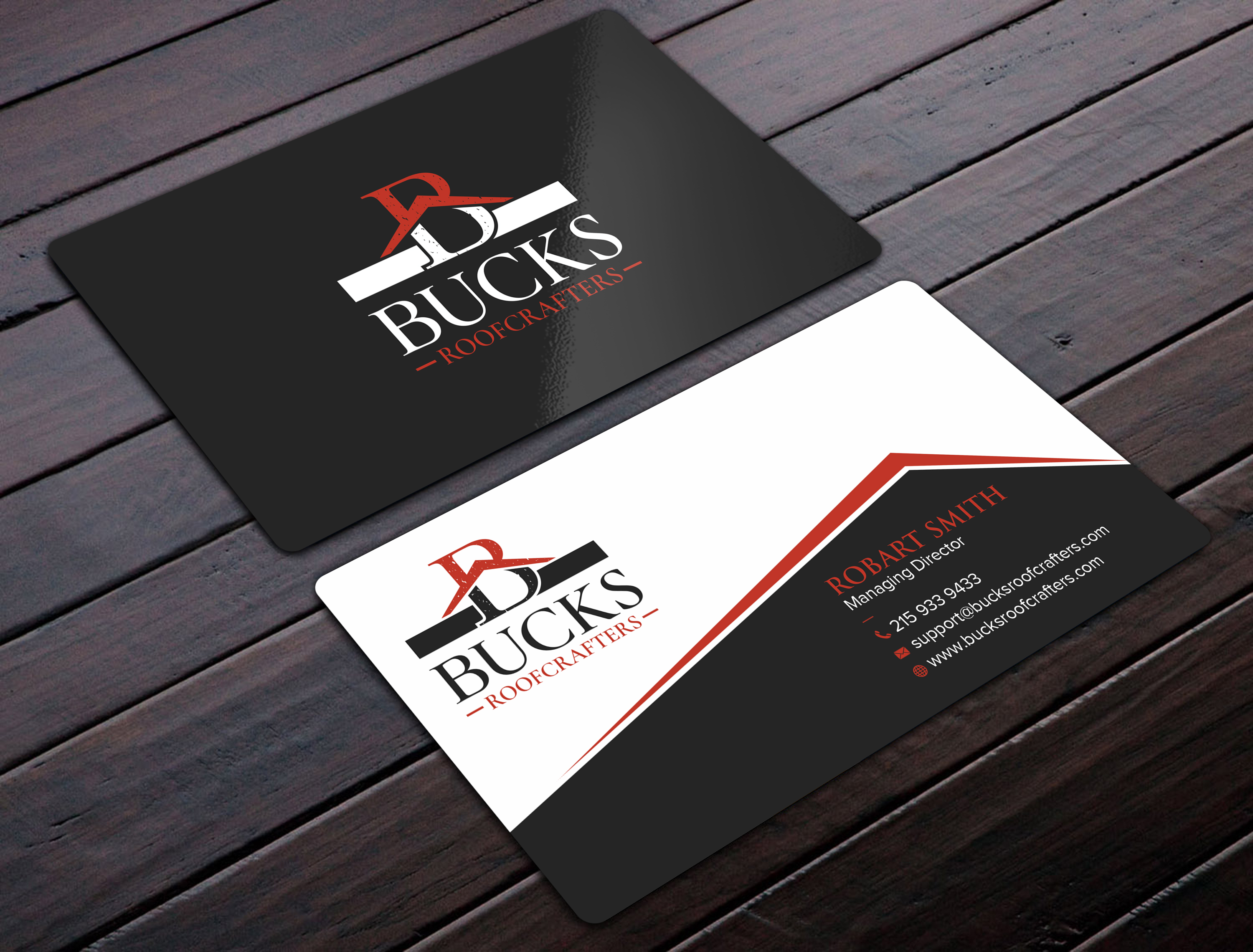 Business Card Design by Uttom 2 for woodsmith construction,llc | Design #35360373
