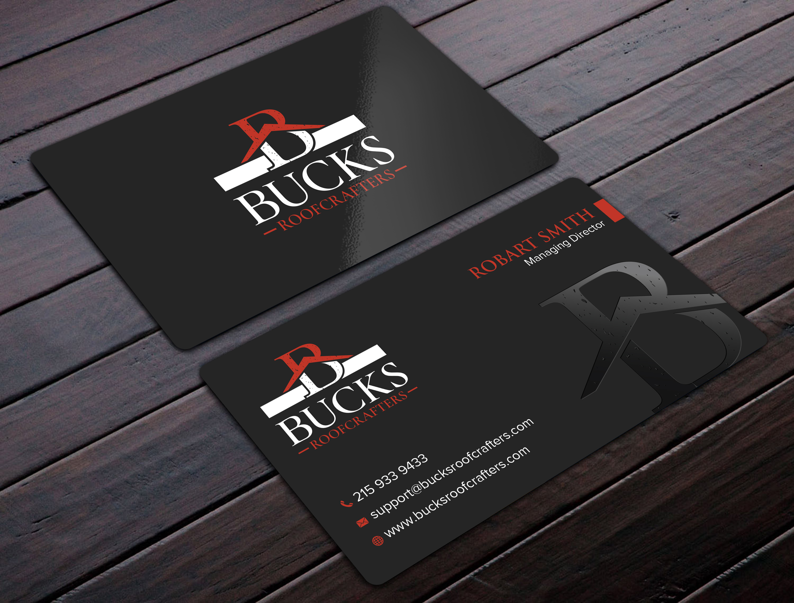 Business Card Design by Uttom 2 for woodsmith construction,llc | Design #35360383