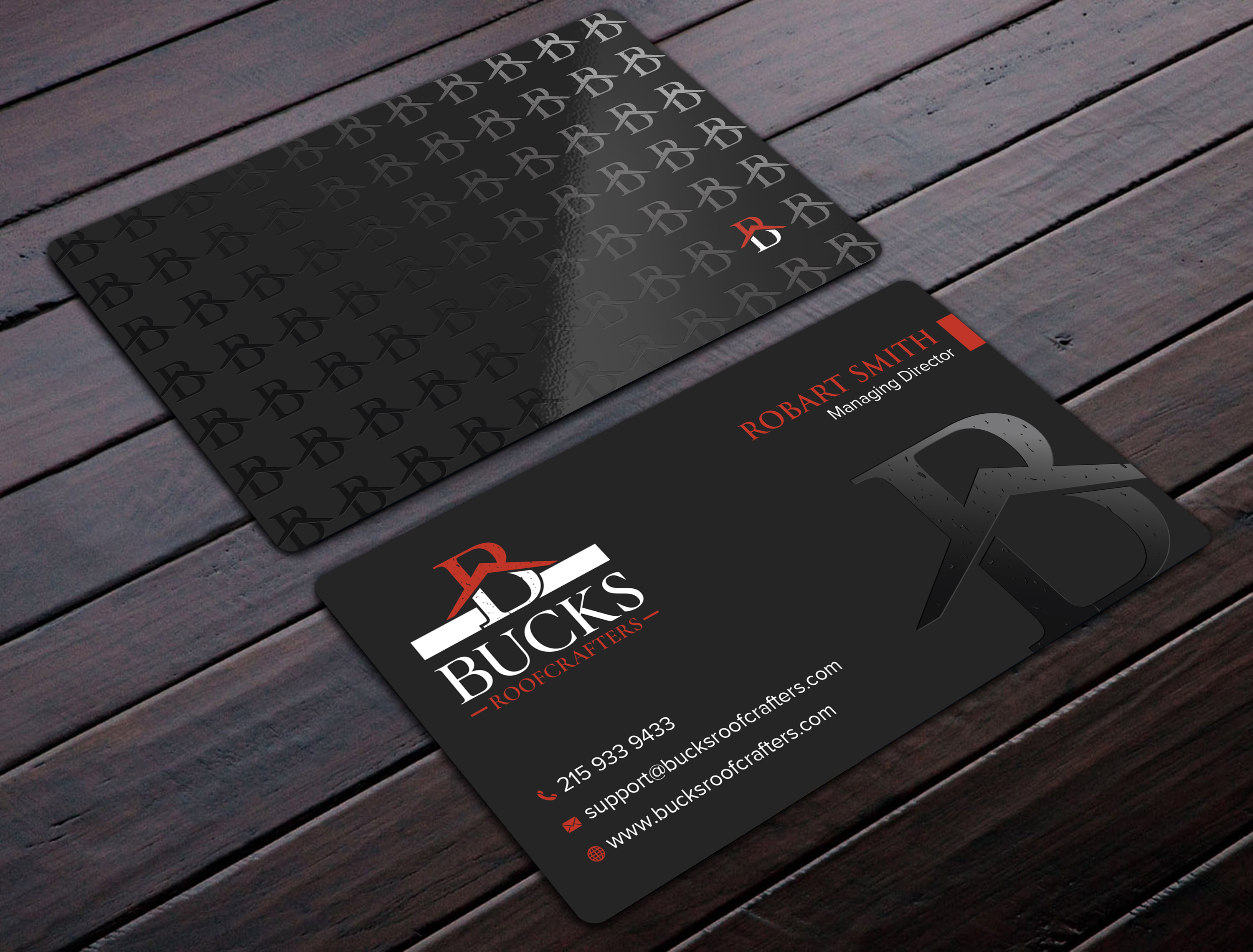 Business Card Design by Uttom 2 for woodsmith construction,llc | Design #35360385