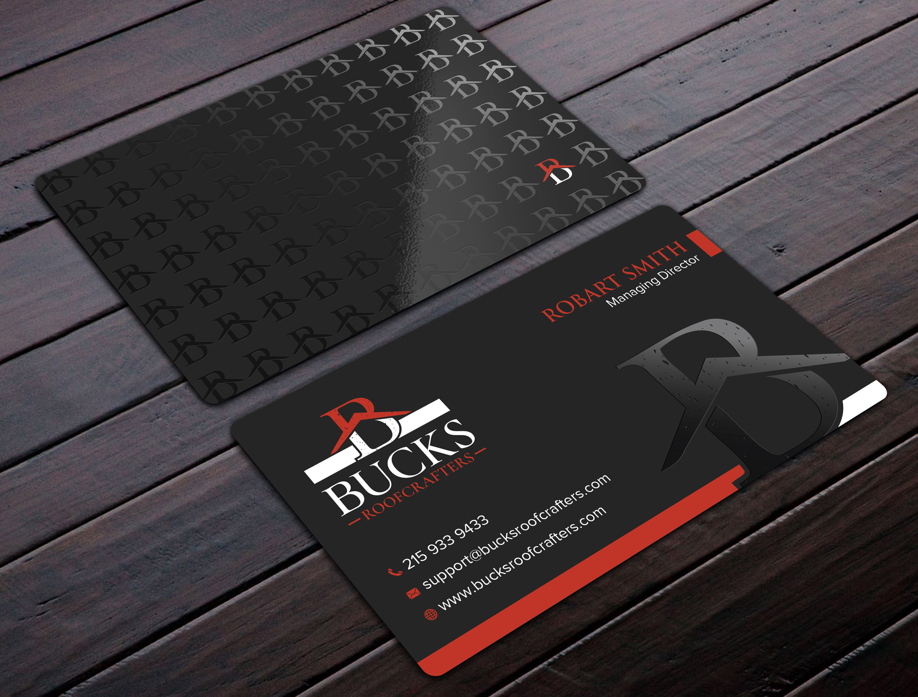 Business Card Design by Uttom 2 for woodsmith construction,llc | Design #35360387